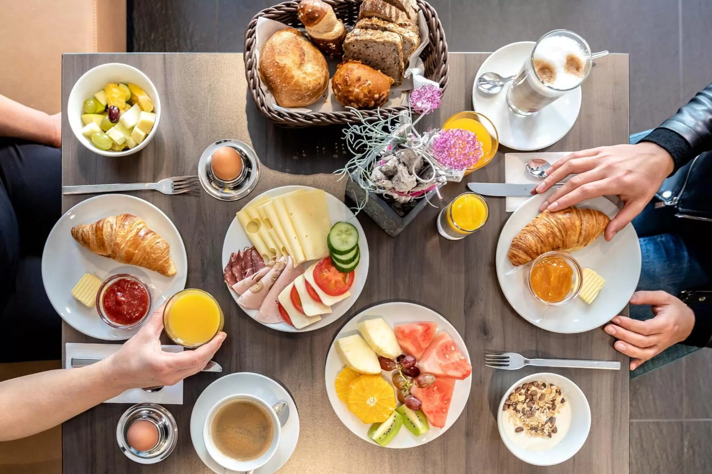 Food in Altstadthotel Guesthouse Die Galerie