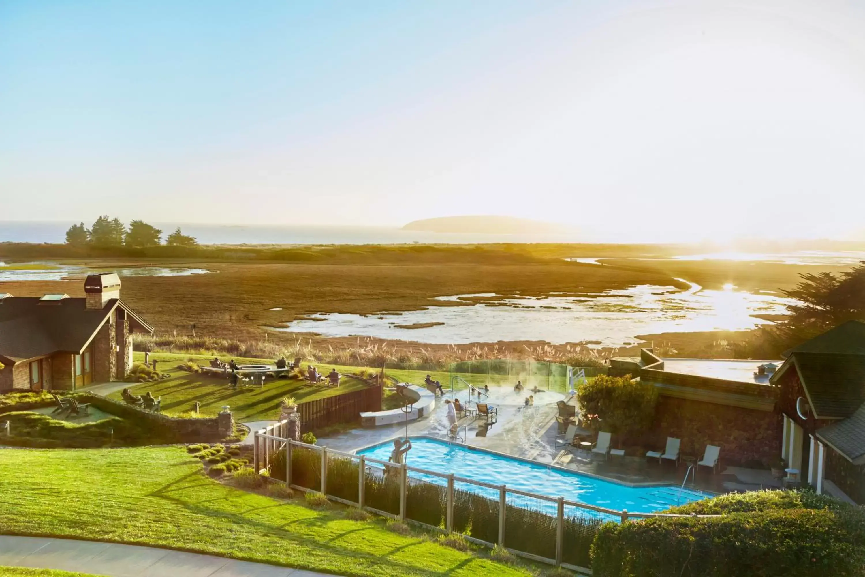 Pool View in The Lodge at Bodega Bay