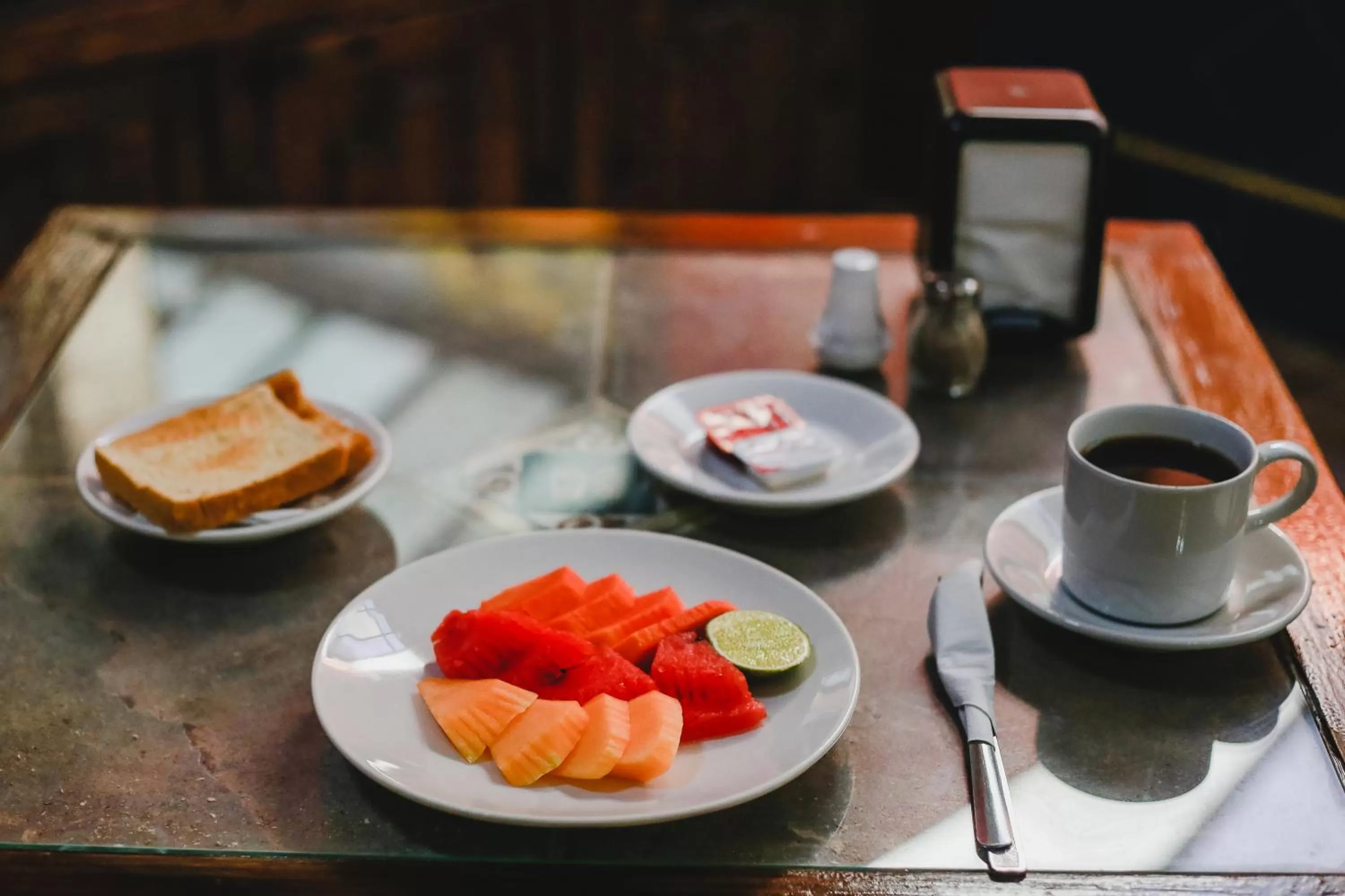 American breakfast in Hotel Colon Merida