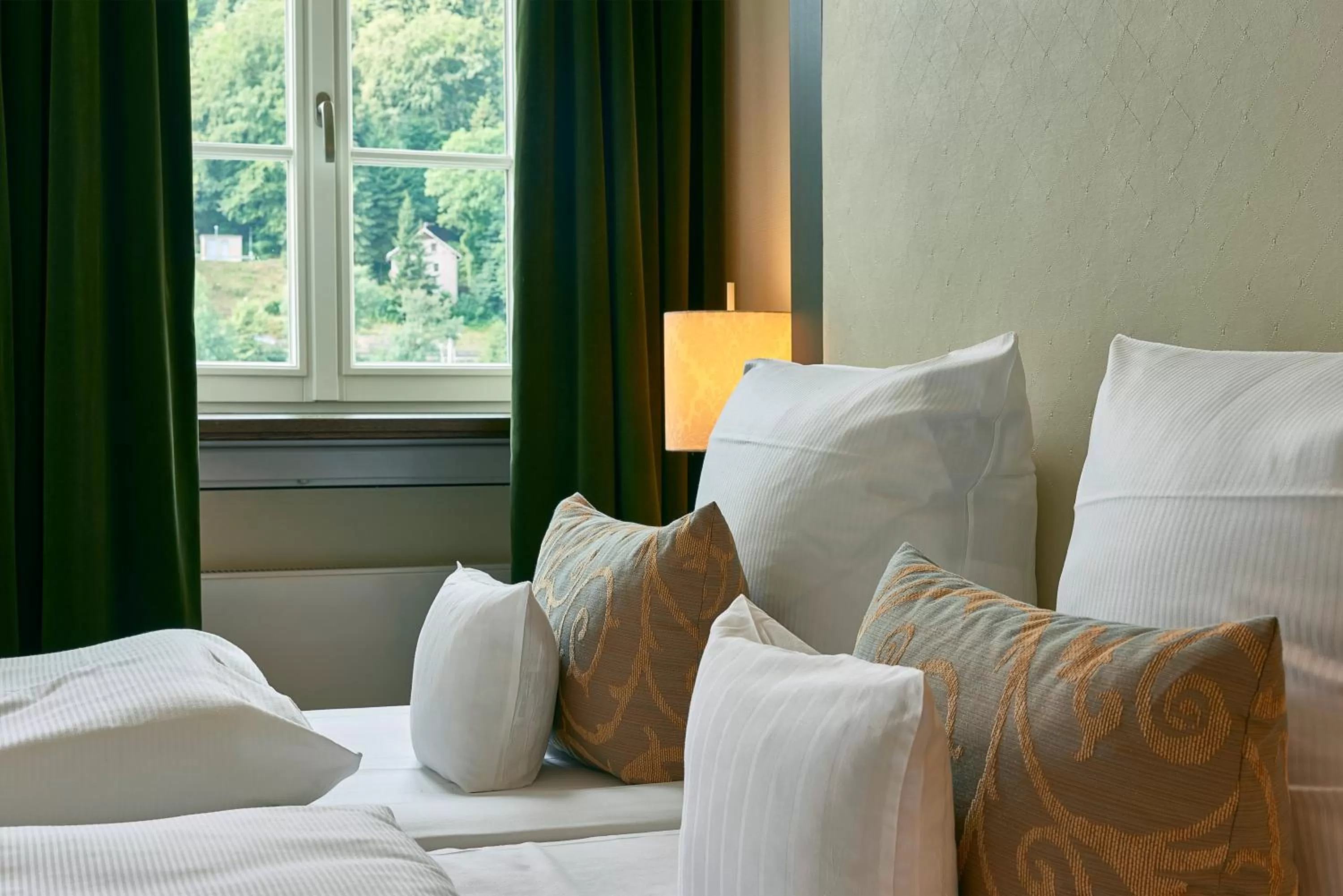 Decorative detail, Bed in Hotel Elbresidenz an der Therme