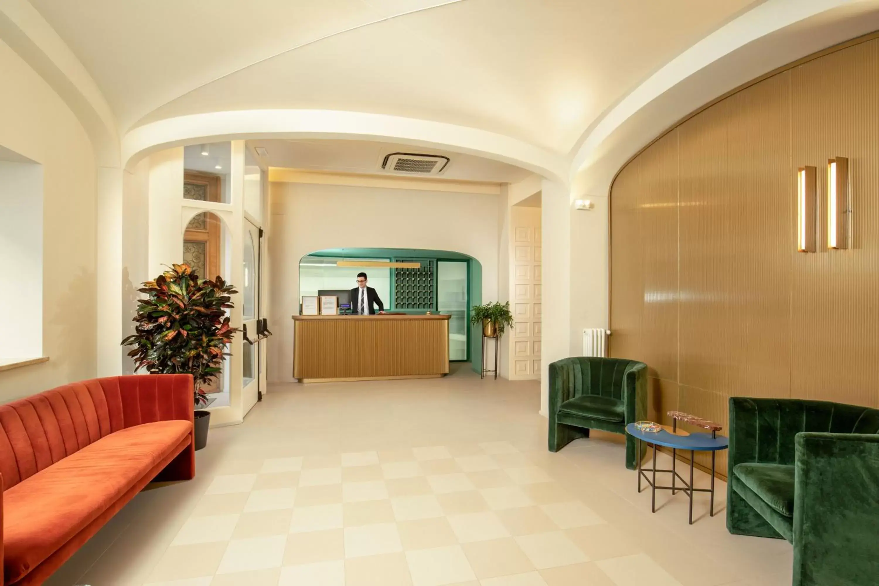 Lobby or reception in Hotel Colosseum Lobby or reception in Hotel Colosseum