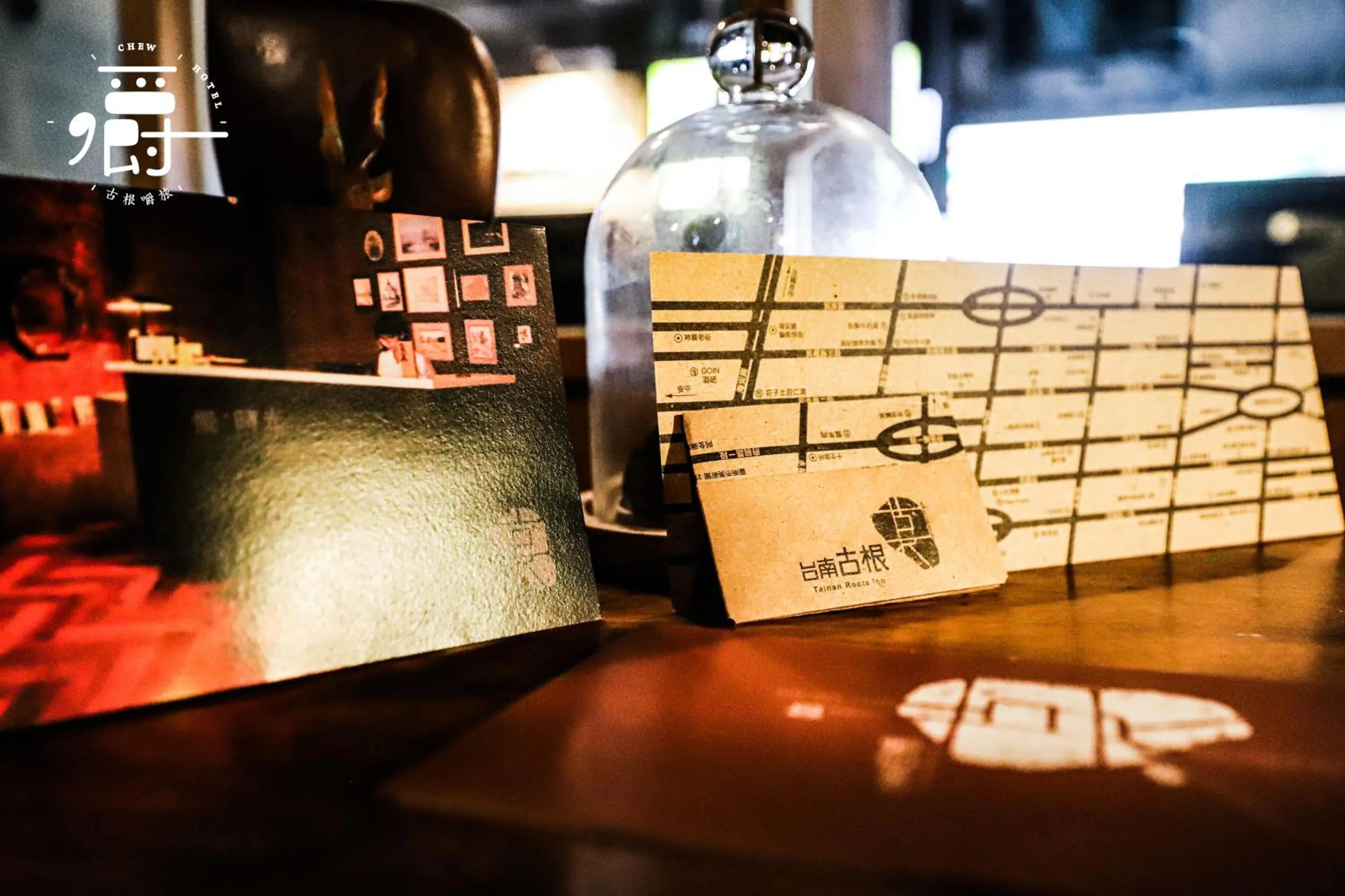 Decorative detail in Roots Chew Hotel