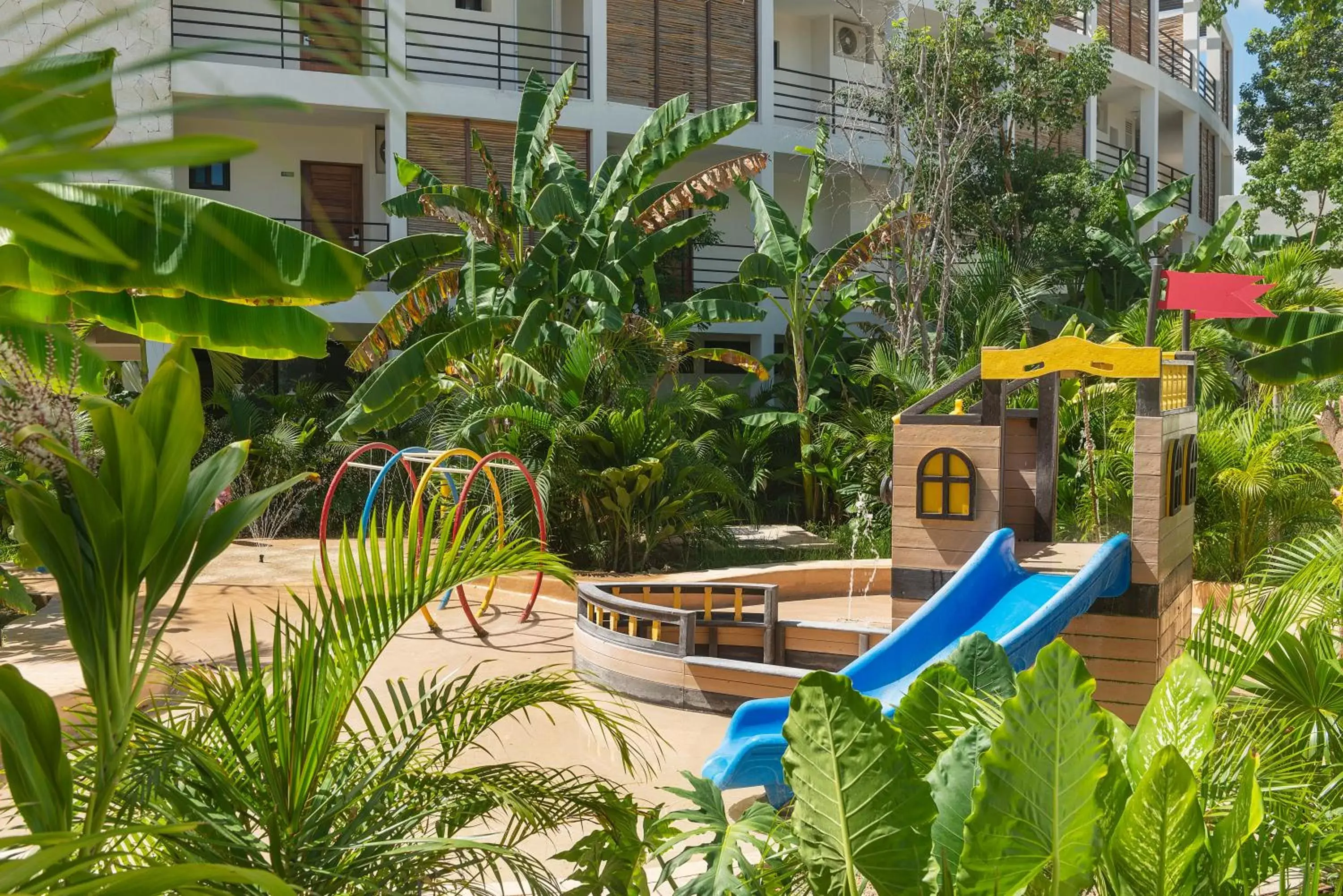 Children play ground, Swimming Pool in The Waves Tulum