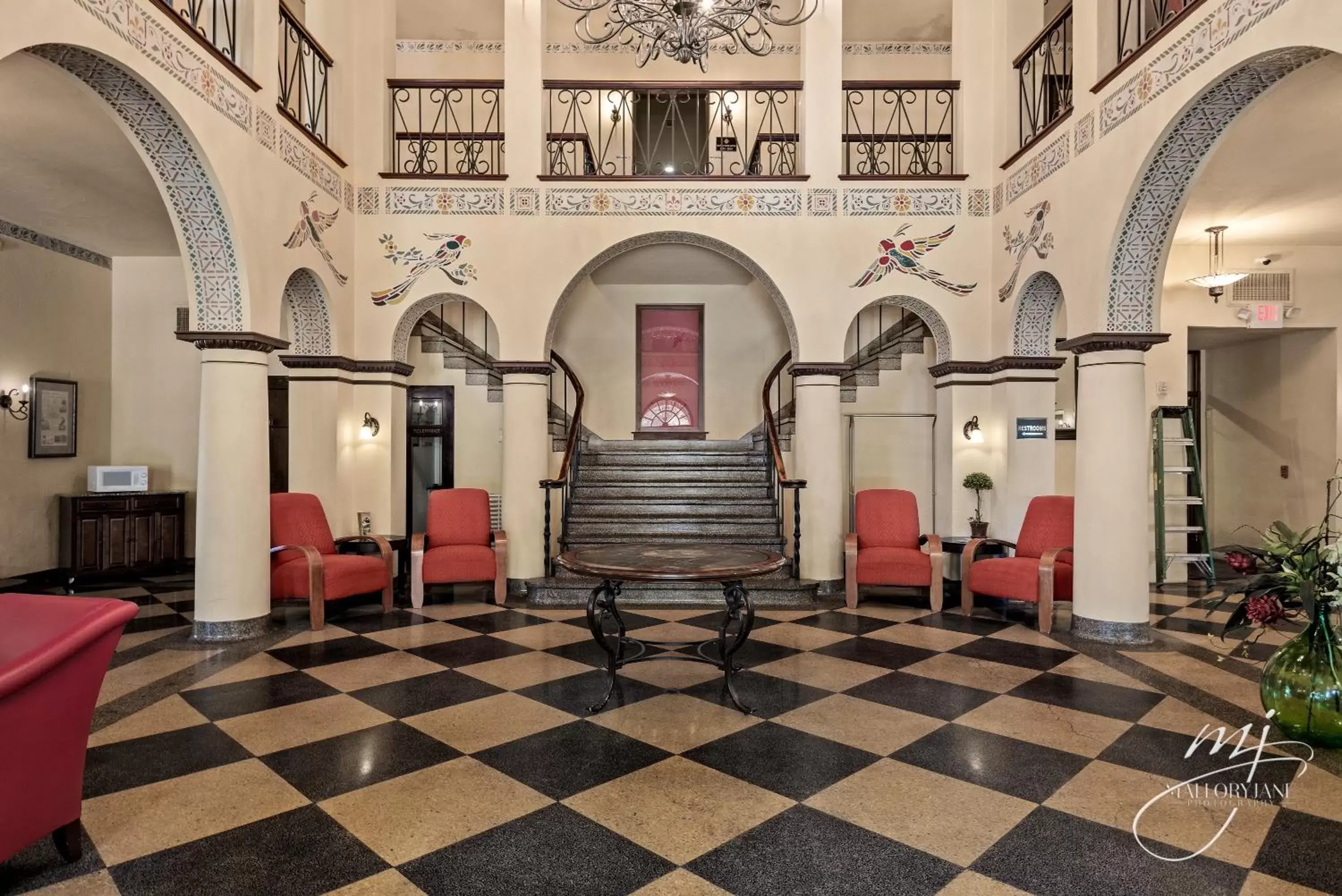 Lobby or reception in Hotel Seville