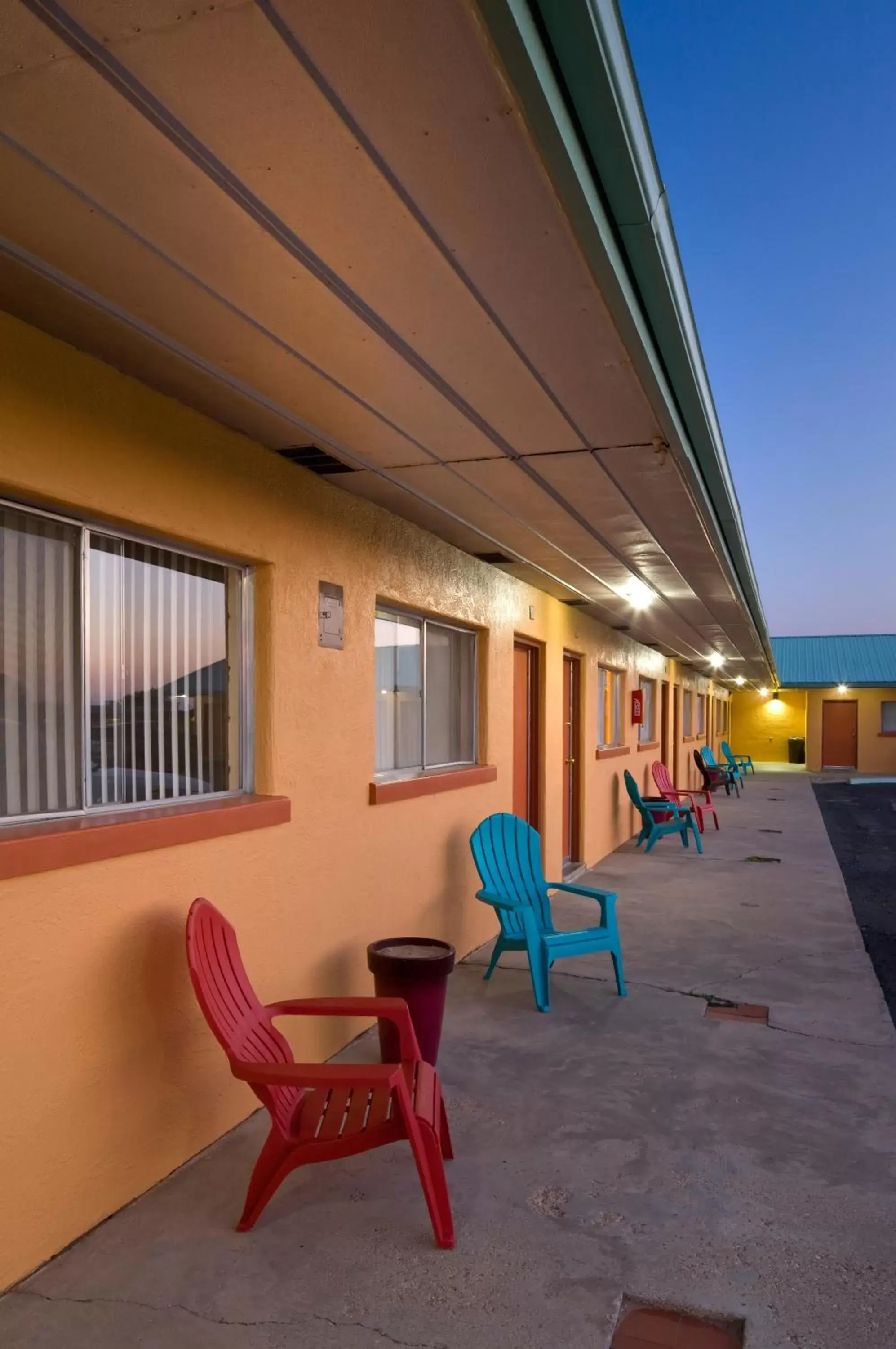 Property building in Sunset Motel Moriarty Property building in Sunset Motel Moriarty