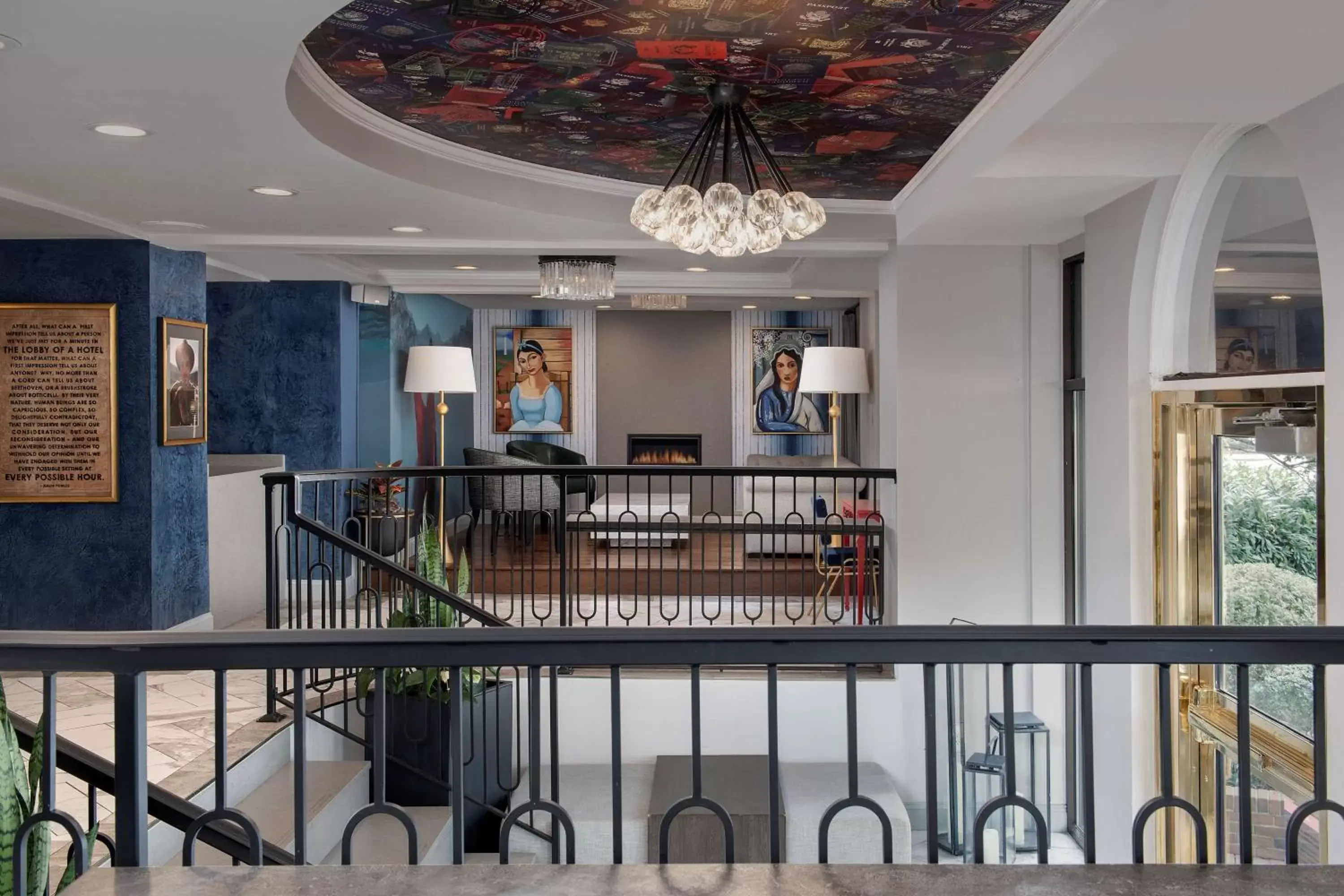 Lobby or reception in West End Washington DC, Tapestry Collection by Hilton