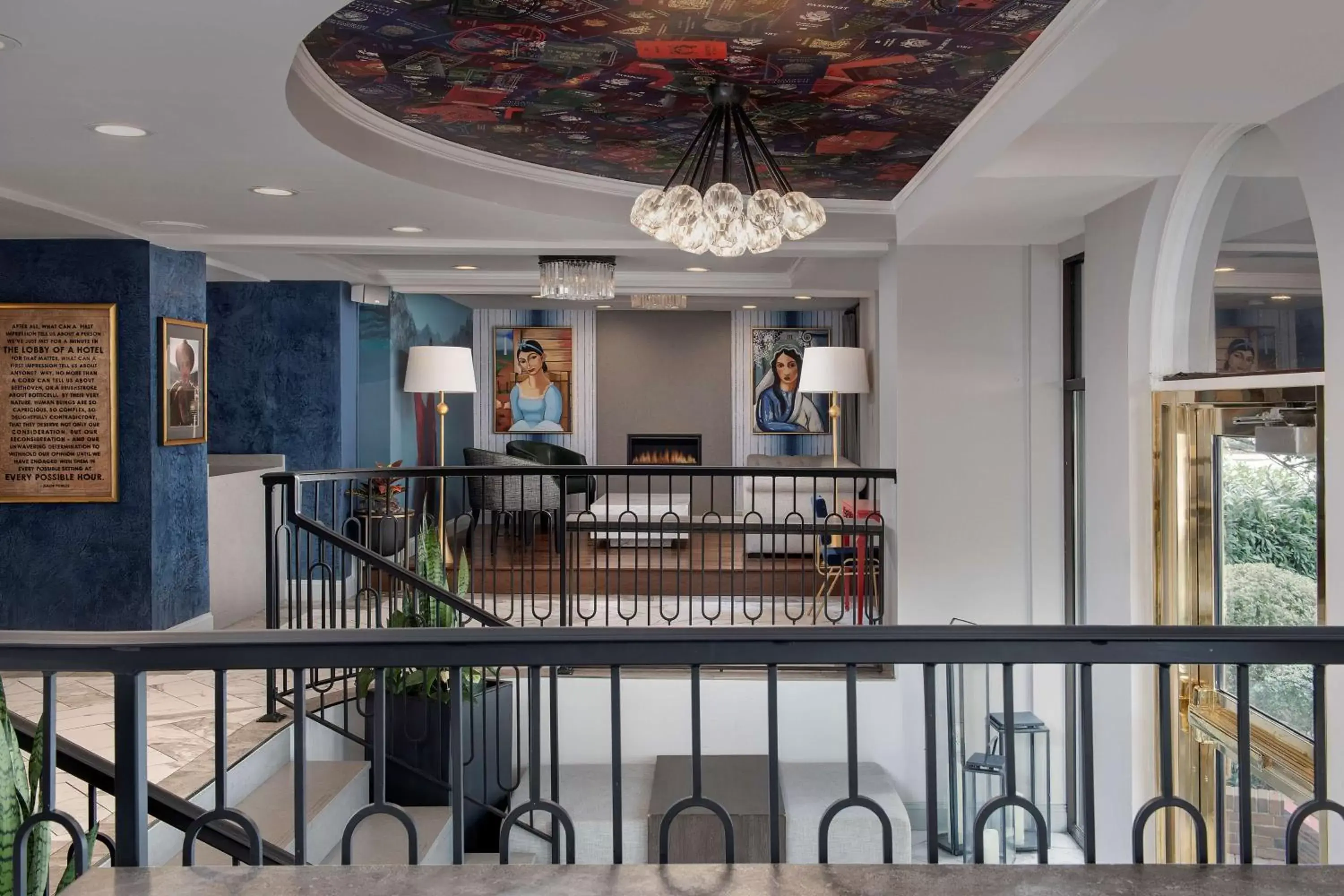 Lobby or reception in West End Washington DC, Tapestry Collection by Hilton Lobby or reception in West End Washington DC, Tapestry Collection by Hilton
