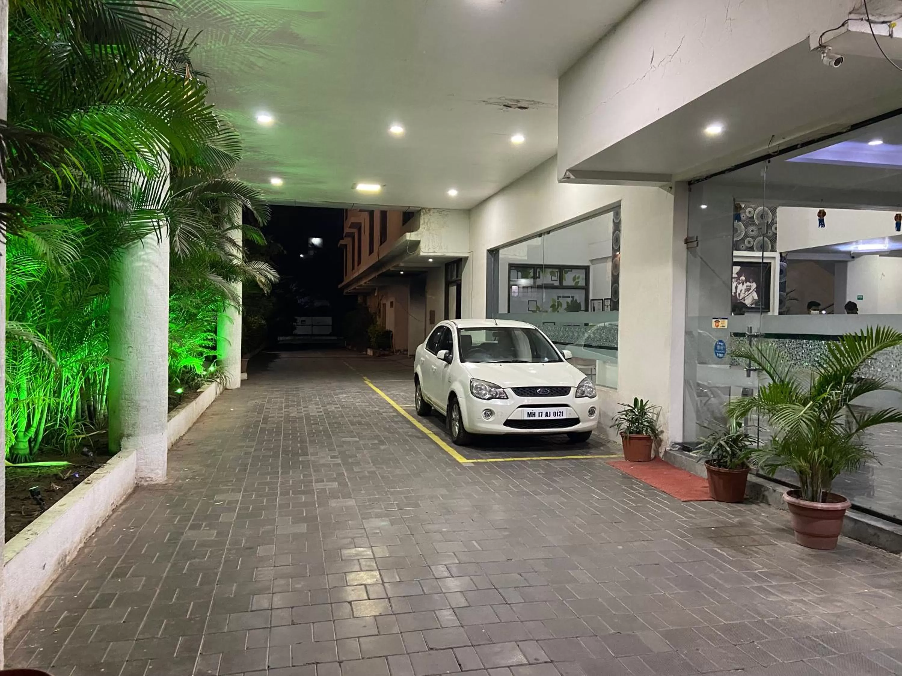 Facade/entrance in Hotel Sai Bansi