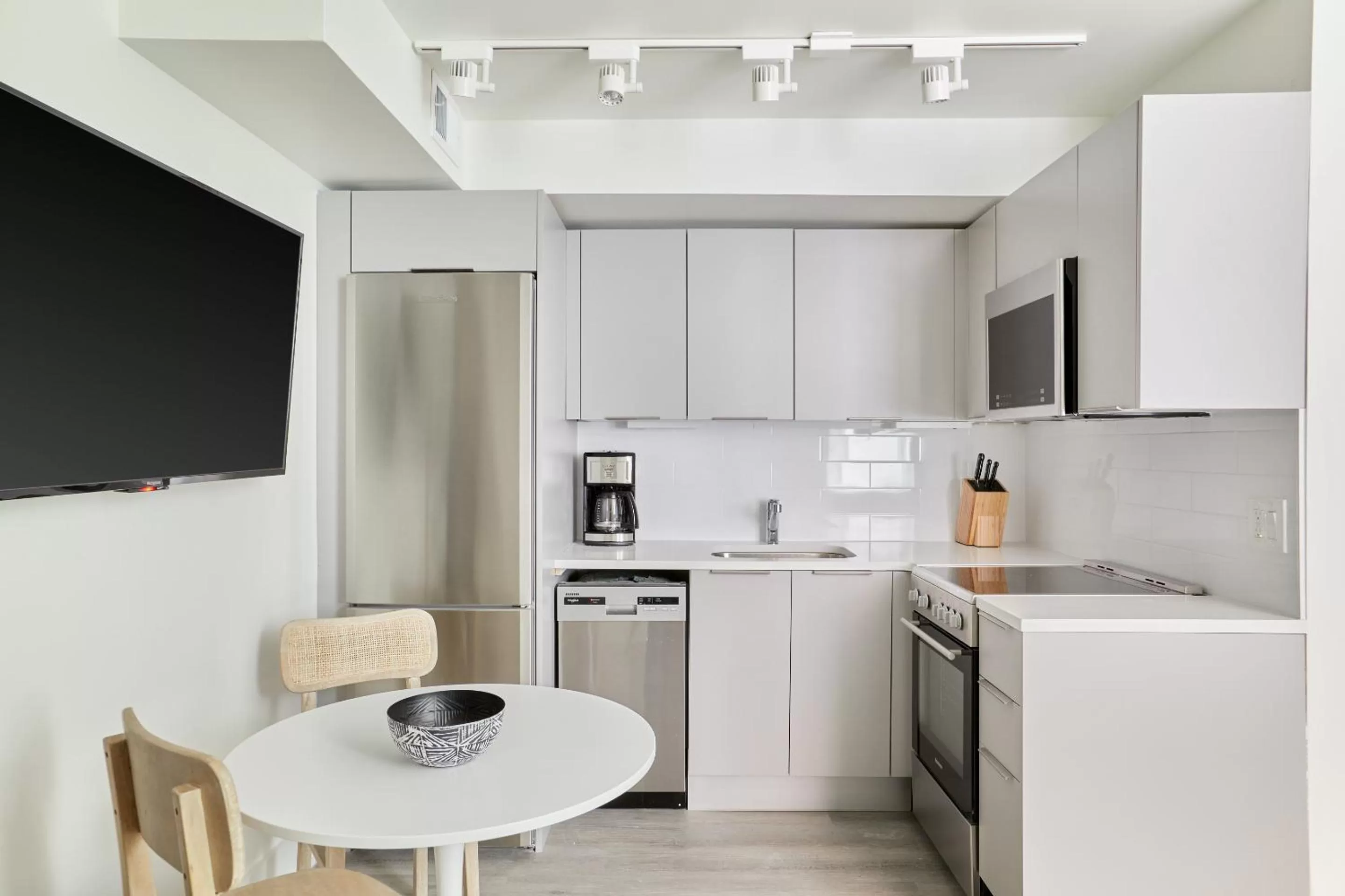 Living room, Kitchen/Kitchenette in Sonder Callisto