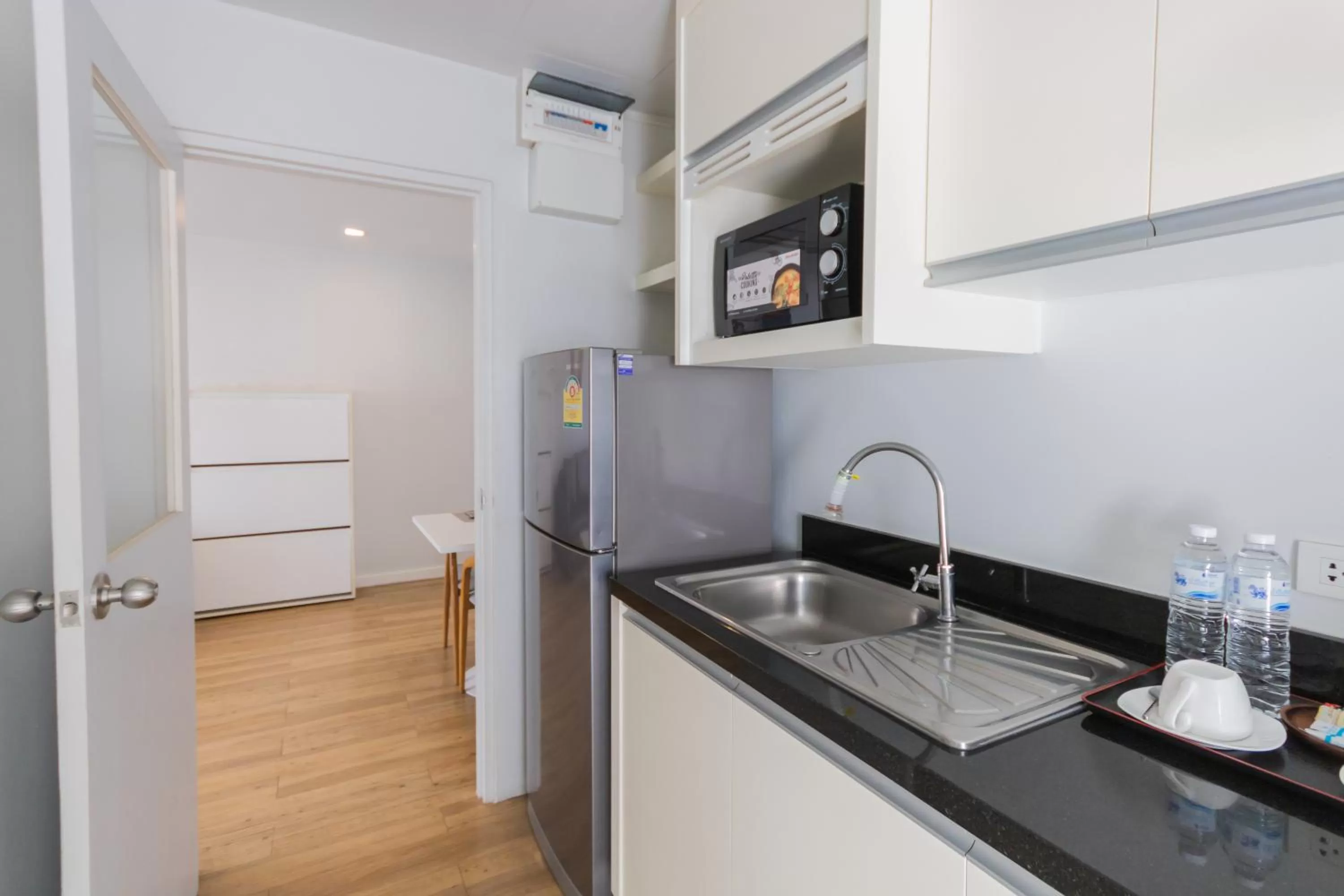 kitchen in United Residence Ekamai Bangkok