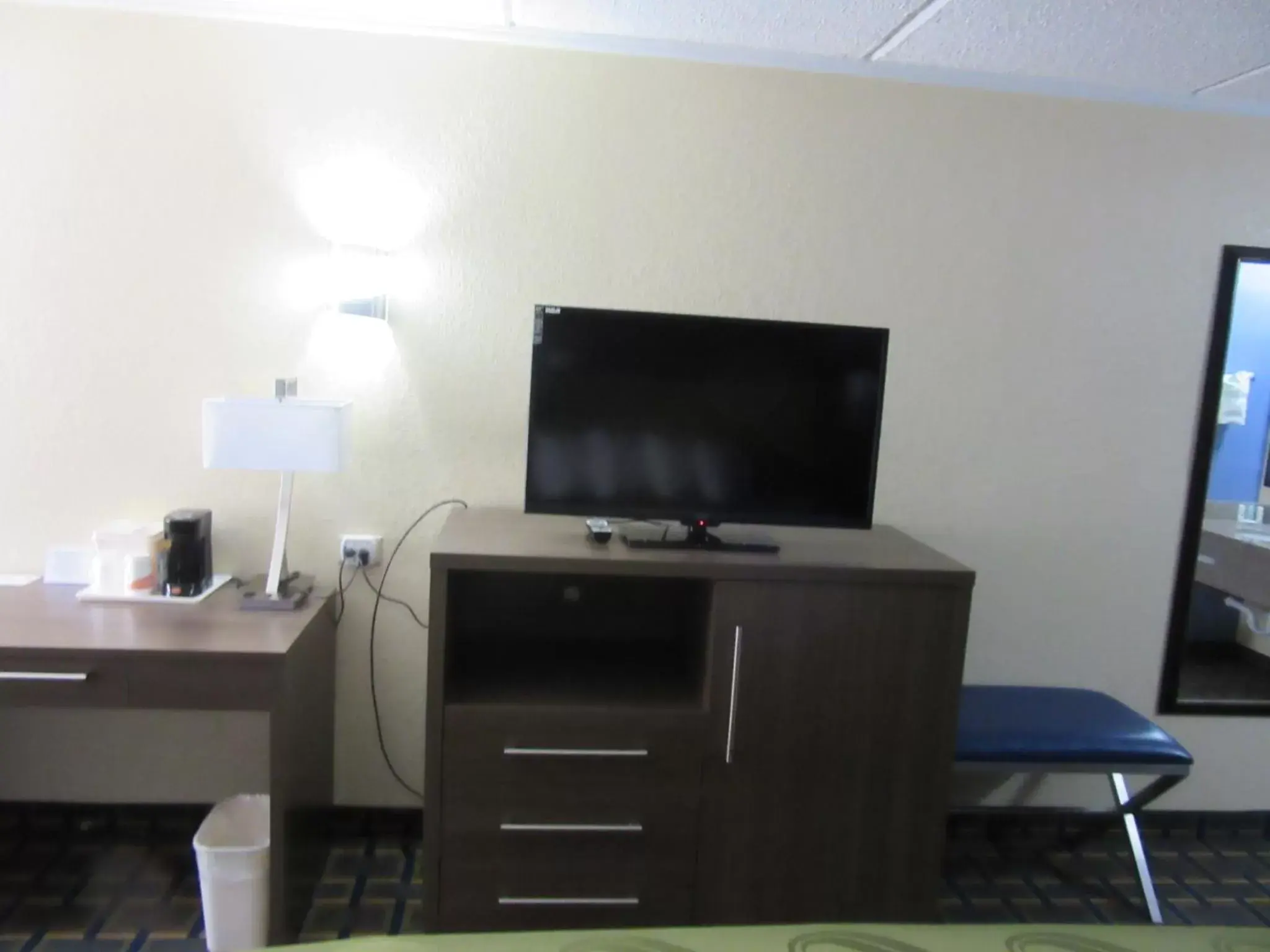 TV/Entertainment Center in Quality Inn & Suites near Six Flags East