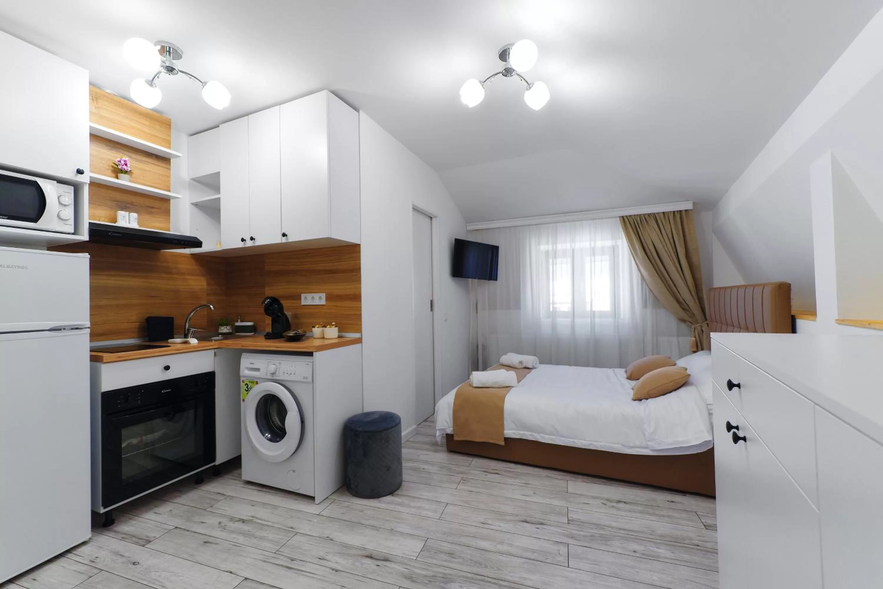 Bed in Bella House Apartaments