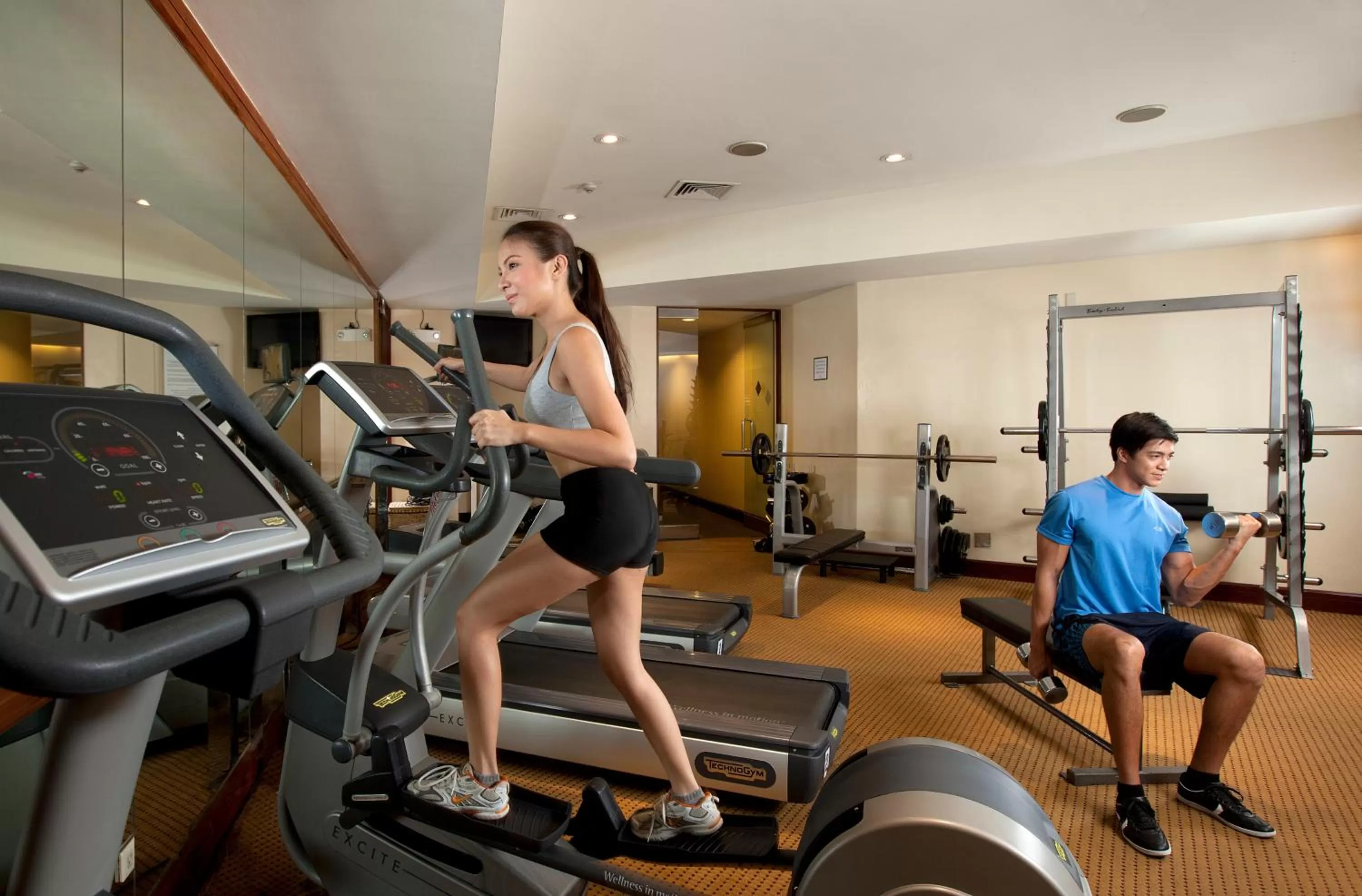 Fitness centre/facilities in Diamond Hotel Philippines