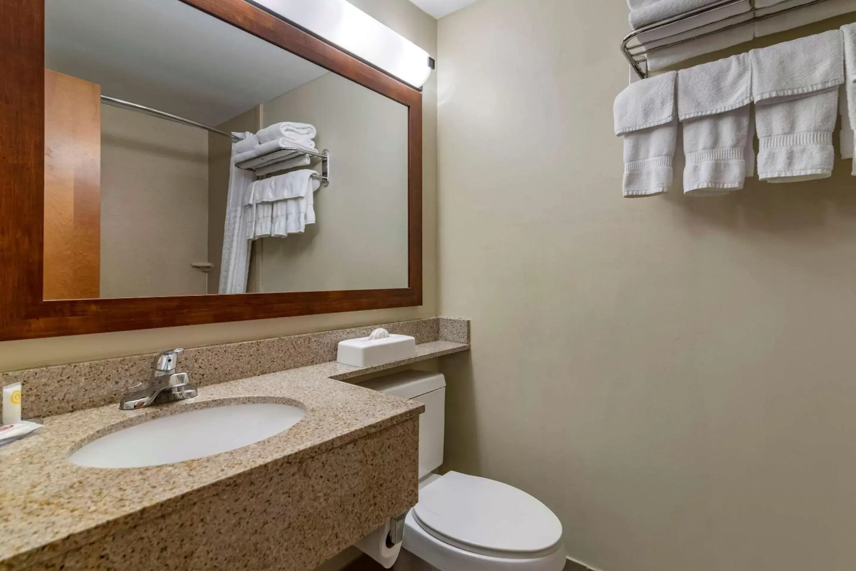 Bedroom, Bathroom in Comfort Inn Glenmont - Albany South