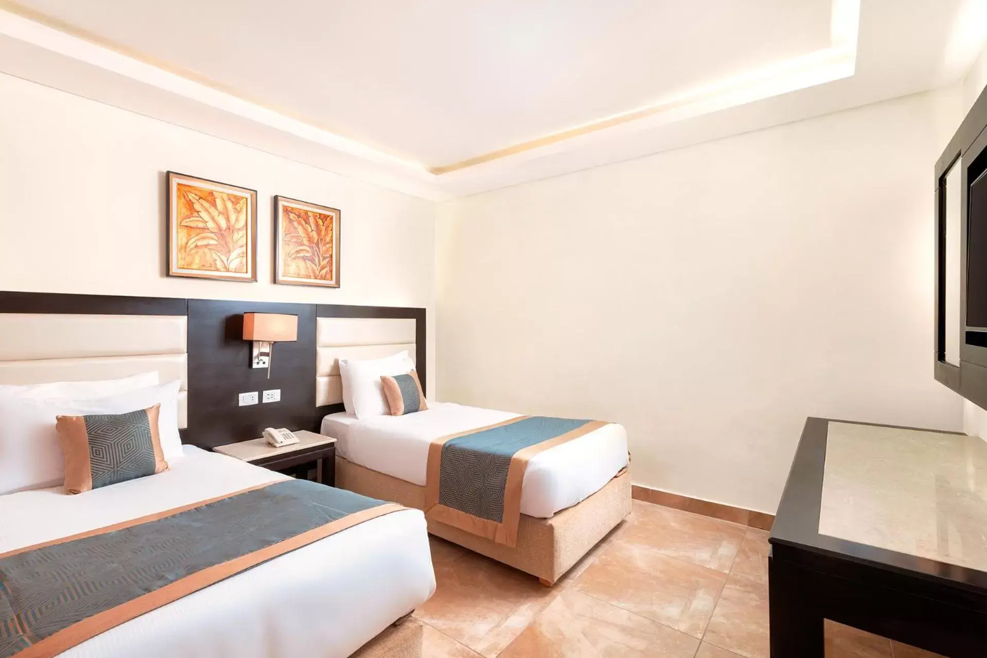 Bed in Pickalbatros Alf Leila Wa Leila Resort - Neverland Hurghada
