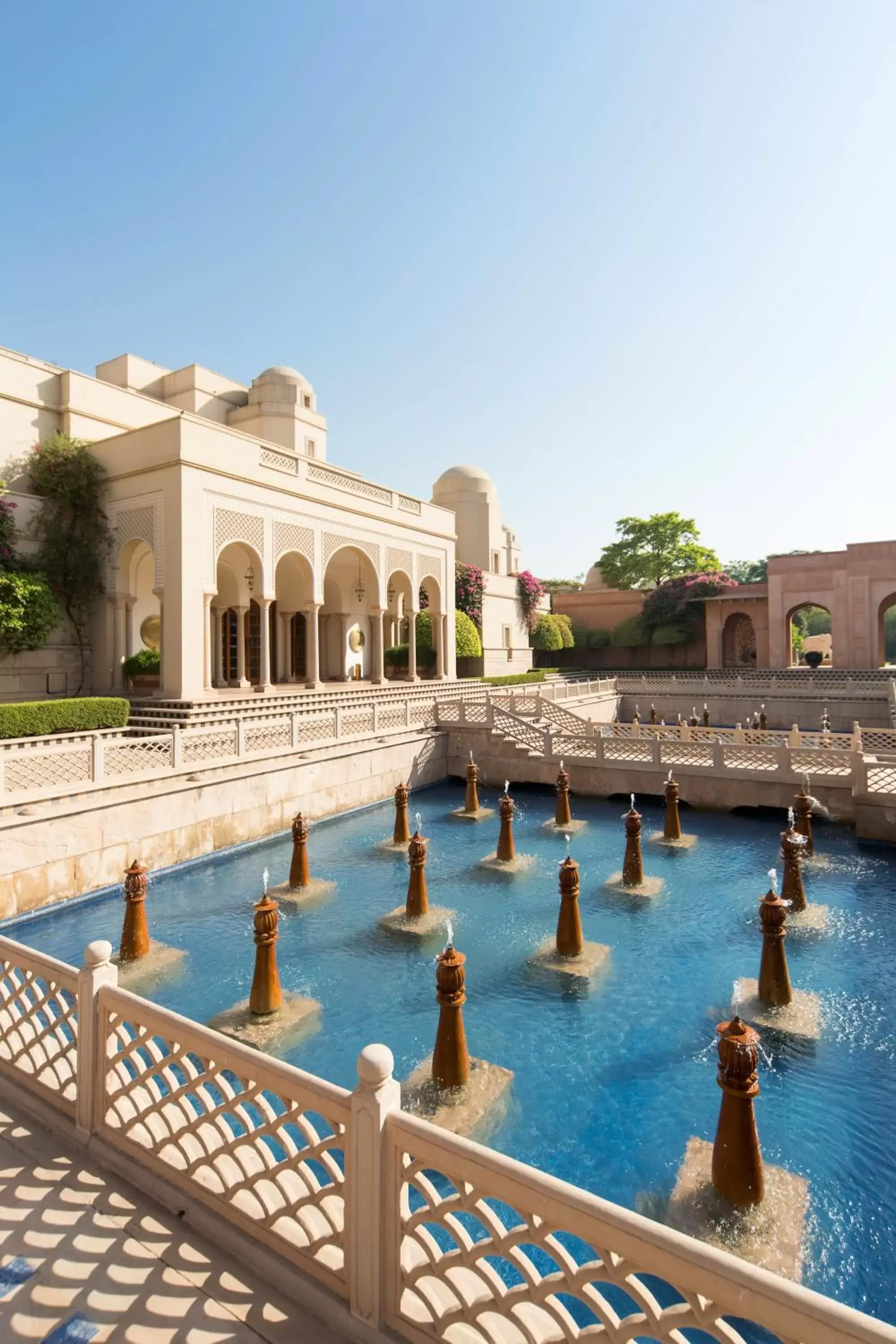 Facade/entrance, Swimming Pool in The Oberoi Amarvilas Agra