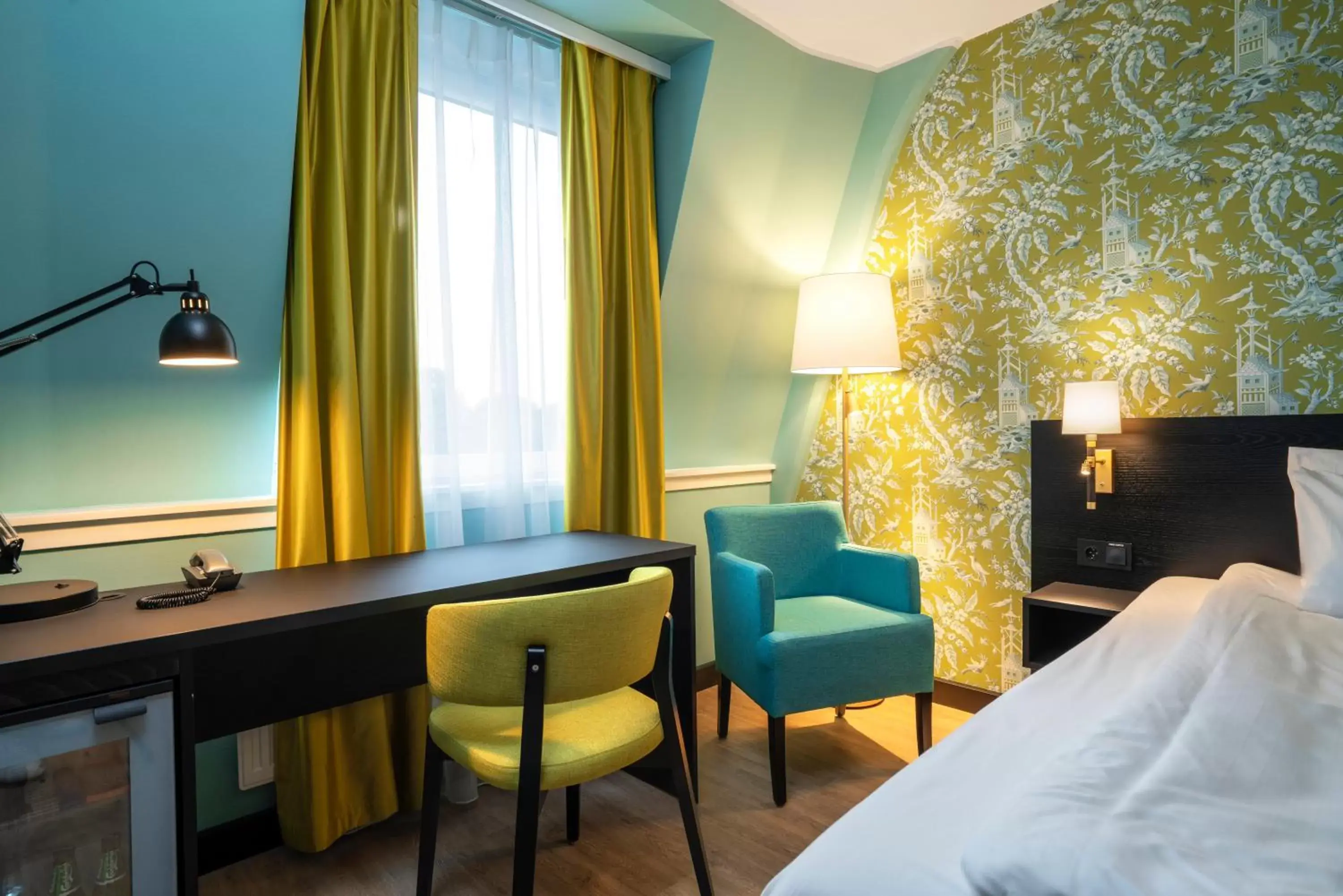 Seating area, Bed in Thon Hotel Maritim Seating area, Bed in Thon Hotel Maritim