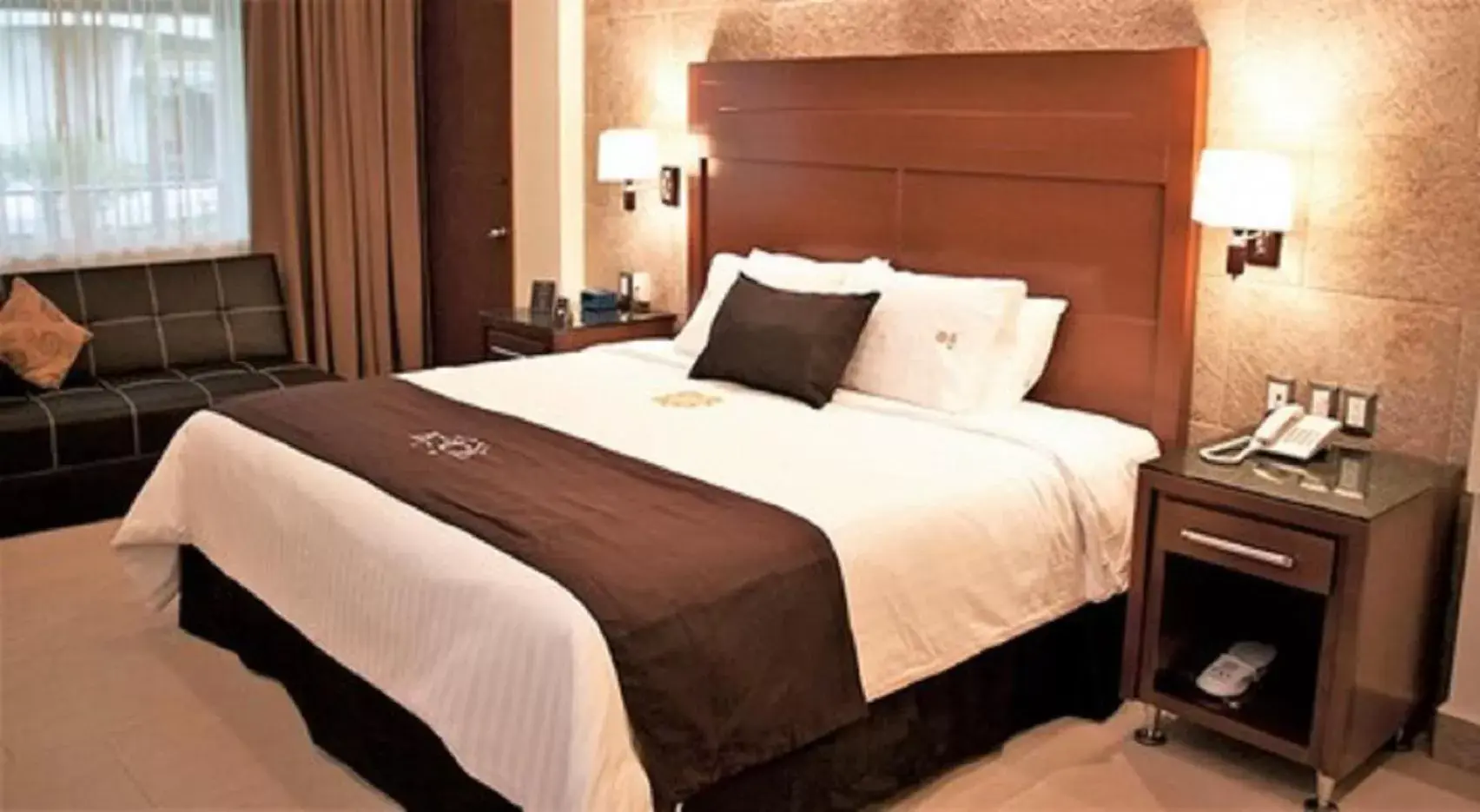 Decorative detail, Bed in Hotel Ecce Inn & Spa