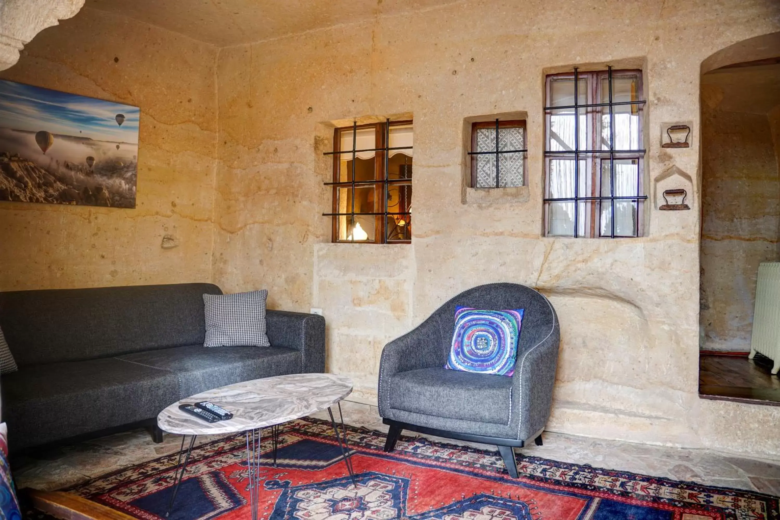 Living room, Seating Area in 4 Oda Cave House - Special Class