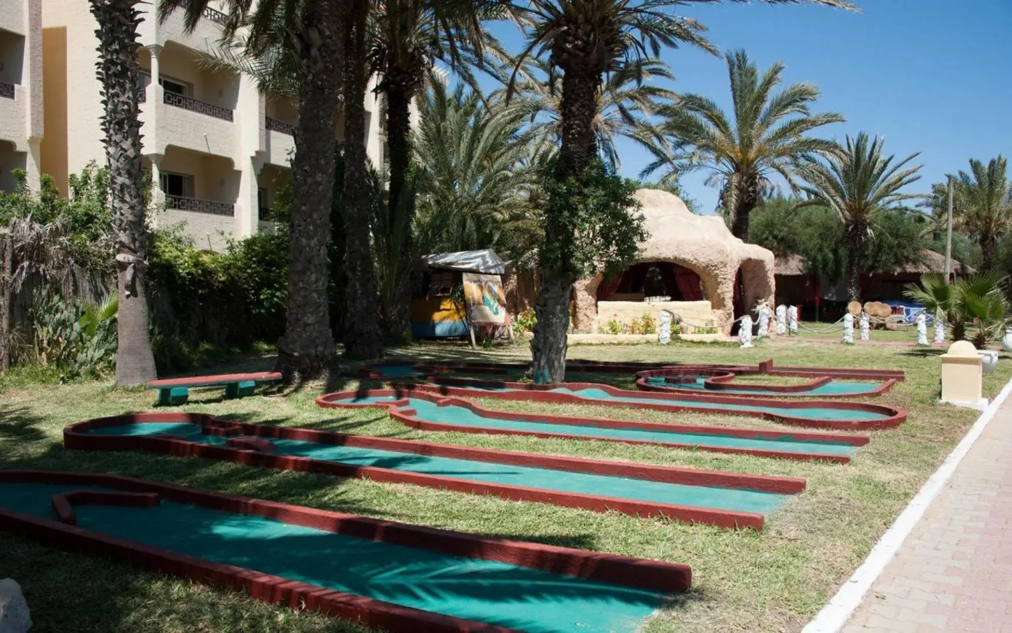 Minigolf, Garden in Hotel Nesrine Hammamet