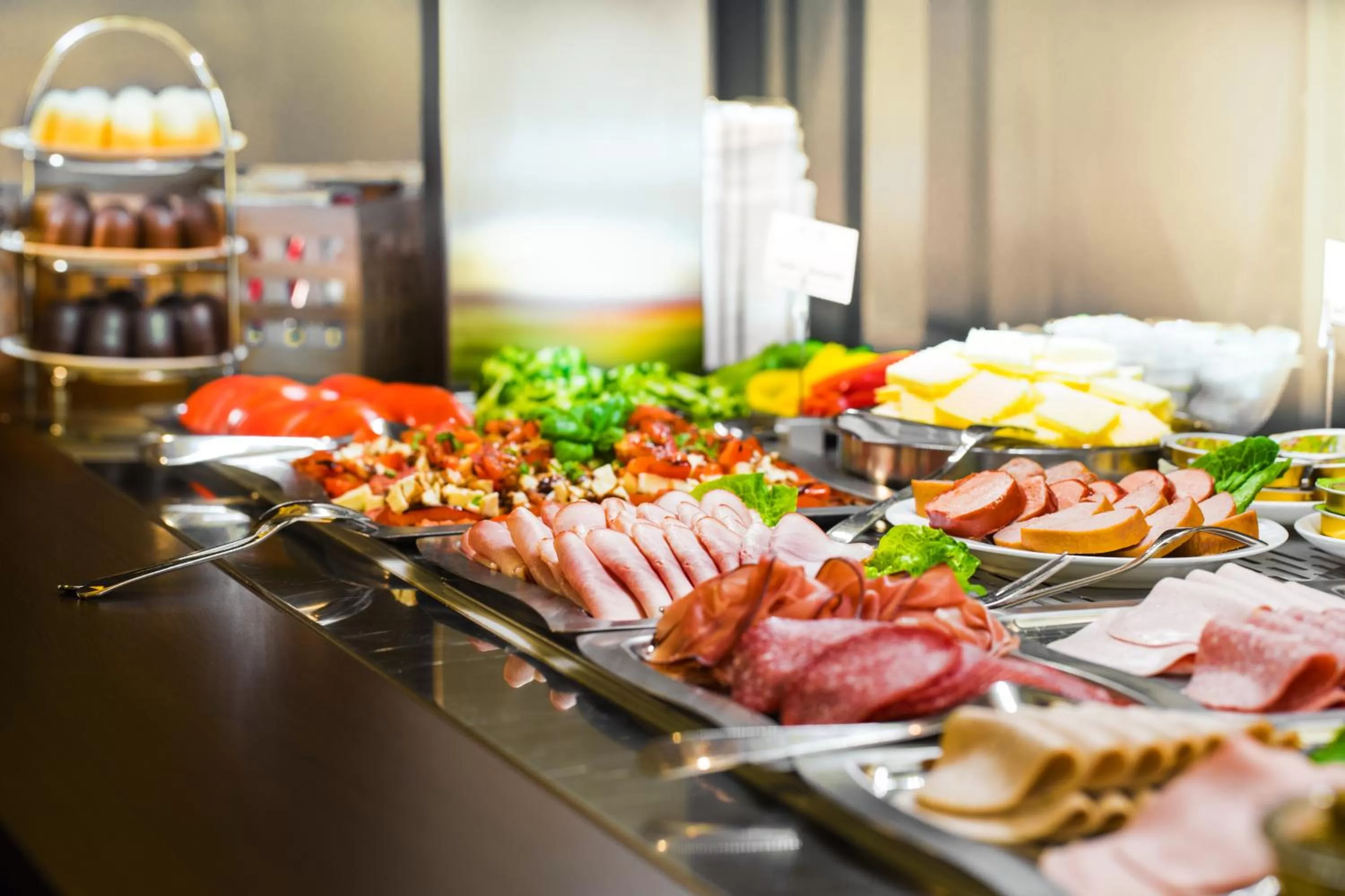 Buffet breakfast in Hotel Vis à vis