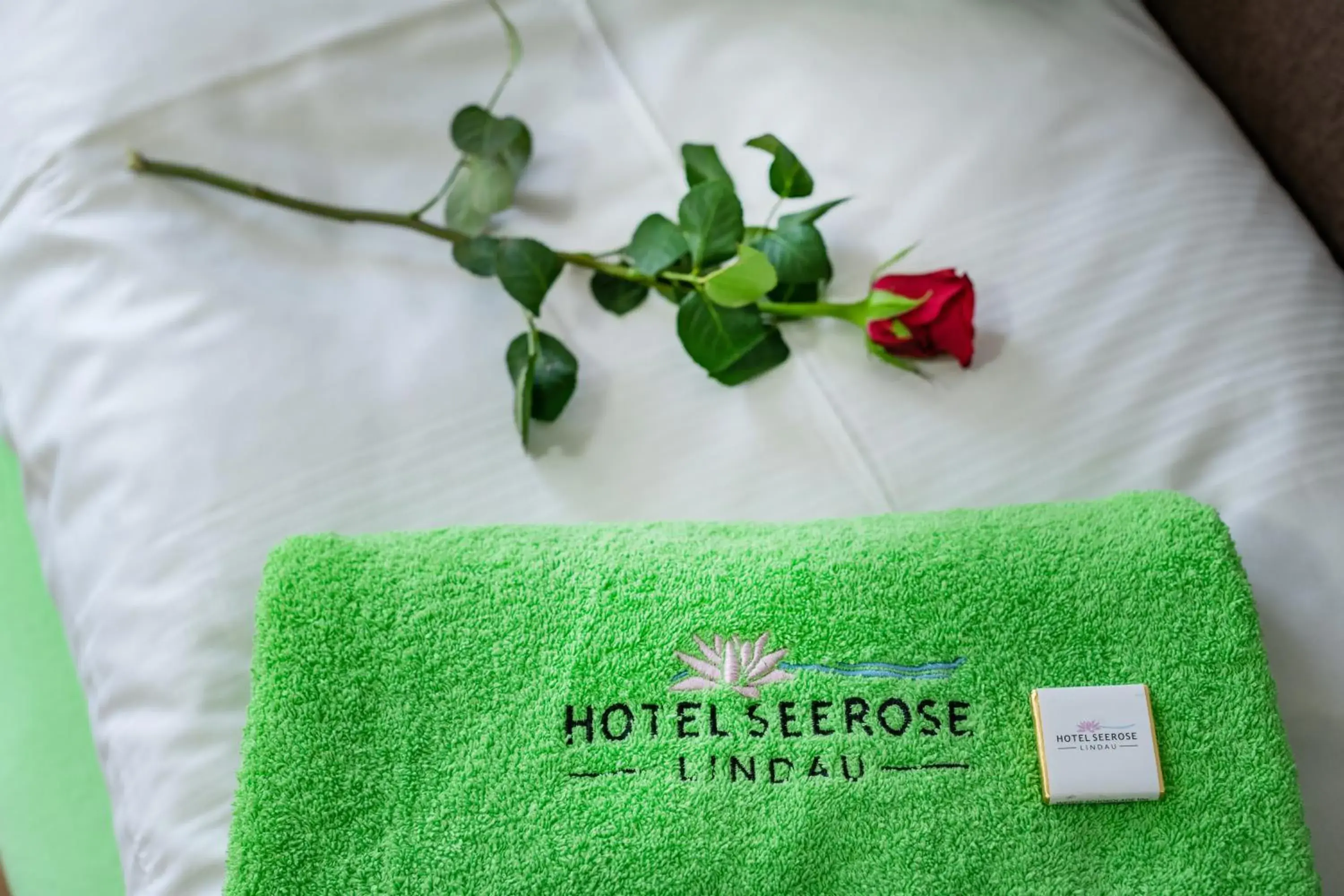 towels, Property Logo/Sign in Hotel Seerose