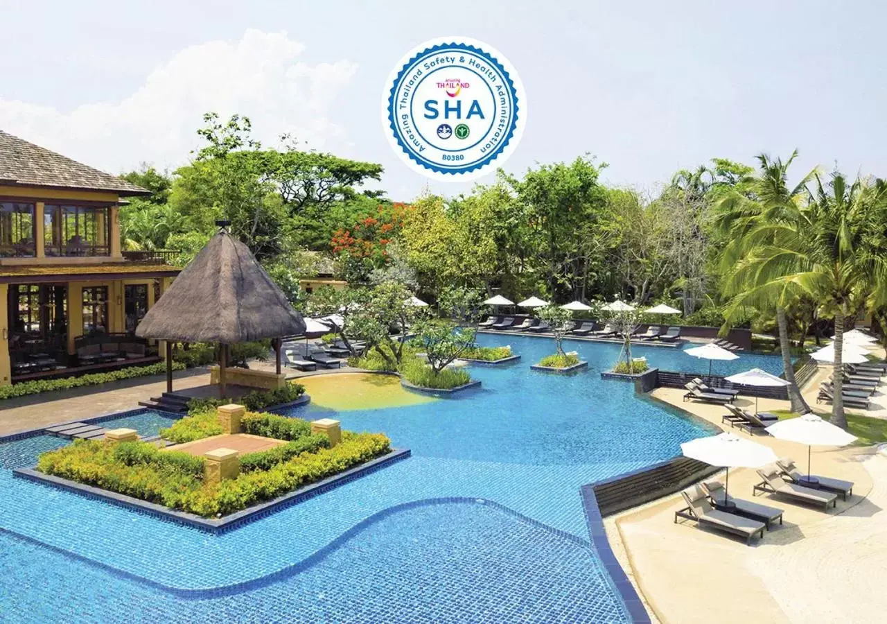 Logo/Certificate/Sign, Pool View in Mövenpick Asara Resort & Spa Hua Hin