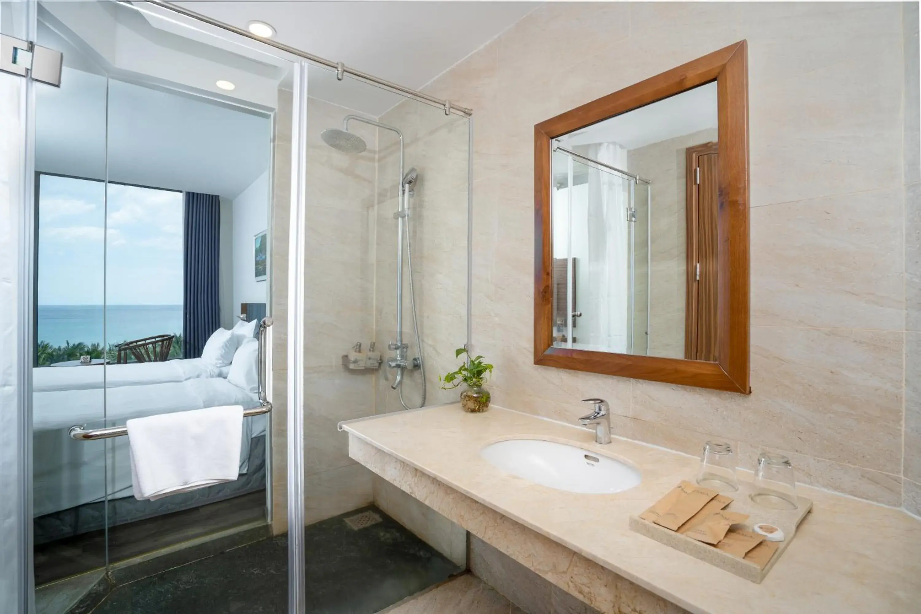 Shower, Bathroom in Sala Tuy Hoa Beach Hotel