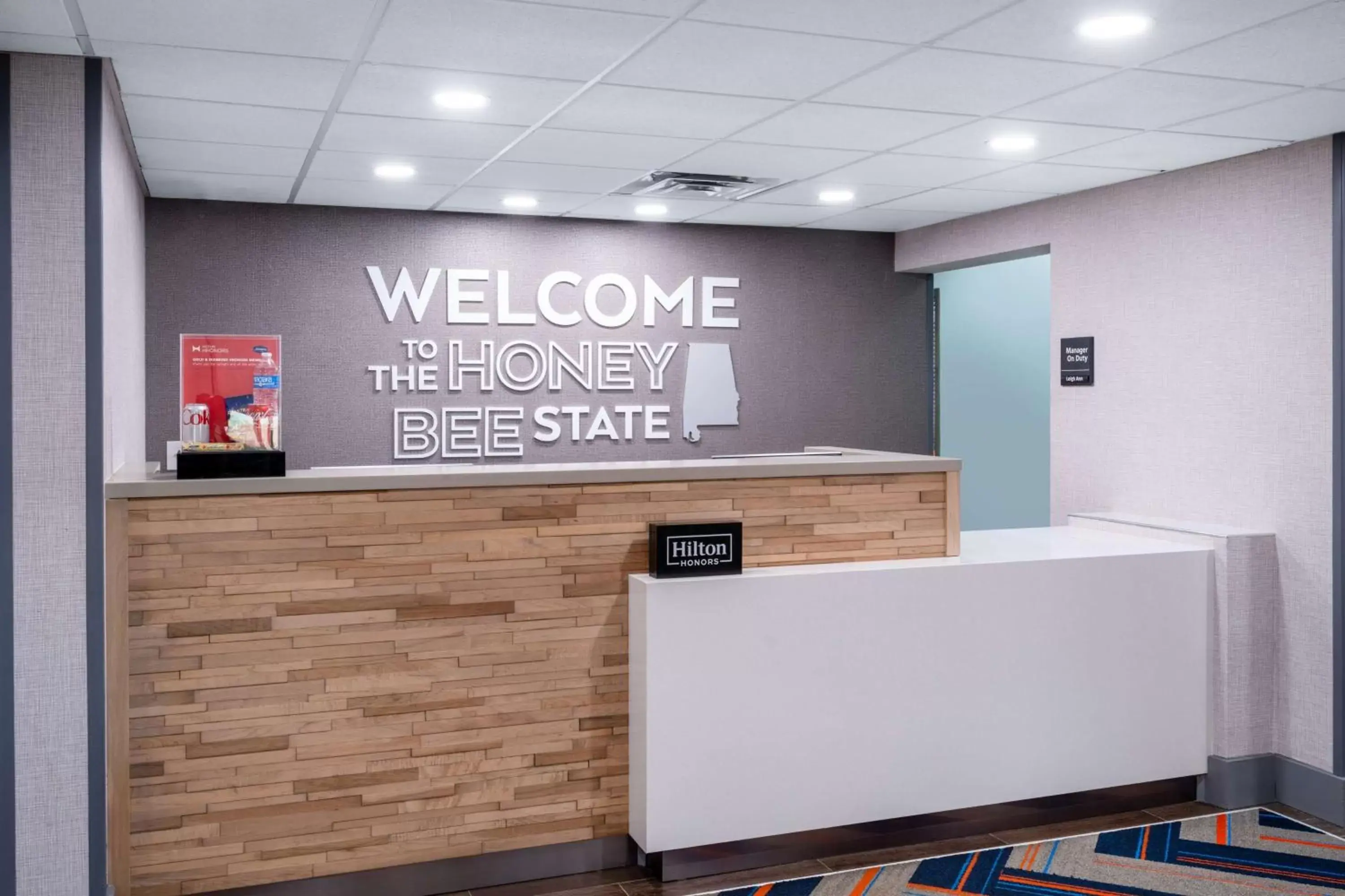 Lobby or reception in Hampton Inn Auburn Lobby or reception in Hampton Inn Auburn