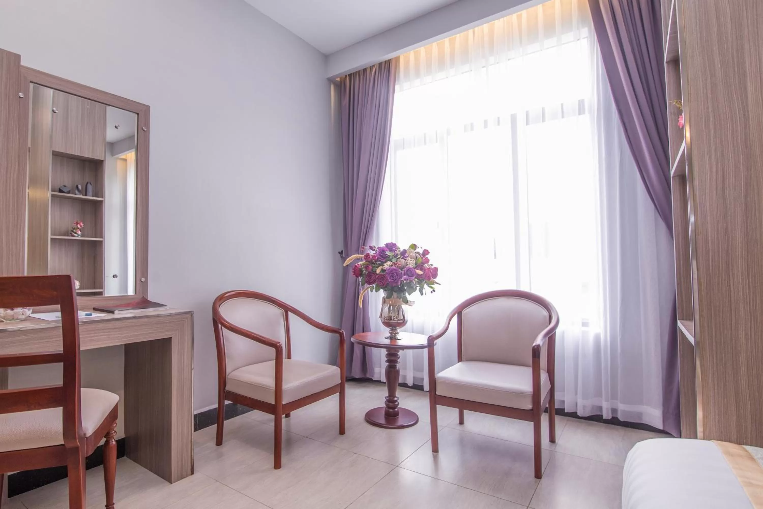 Seating area in New York Hotel