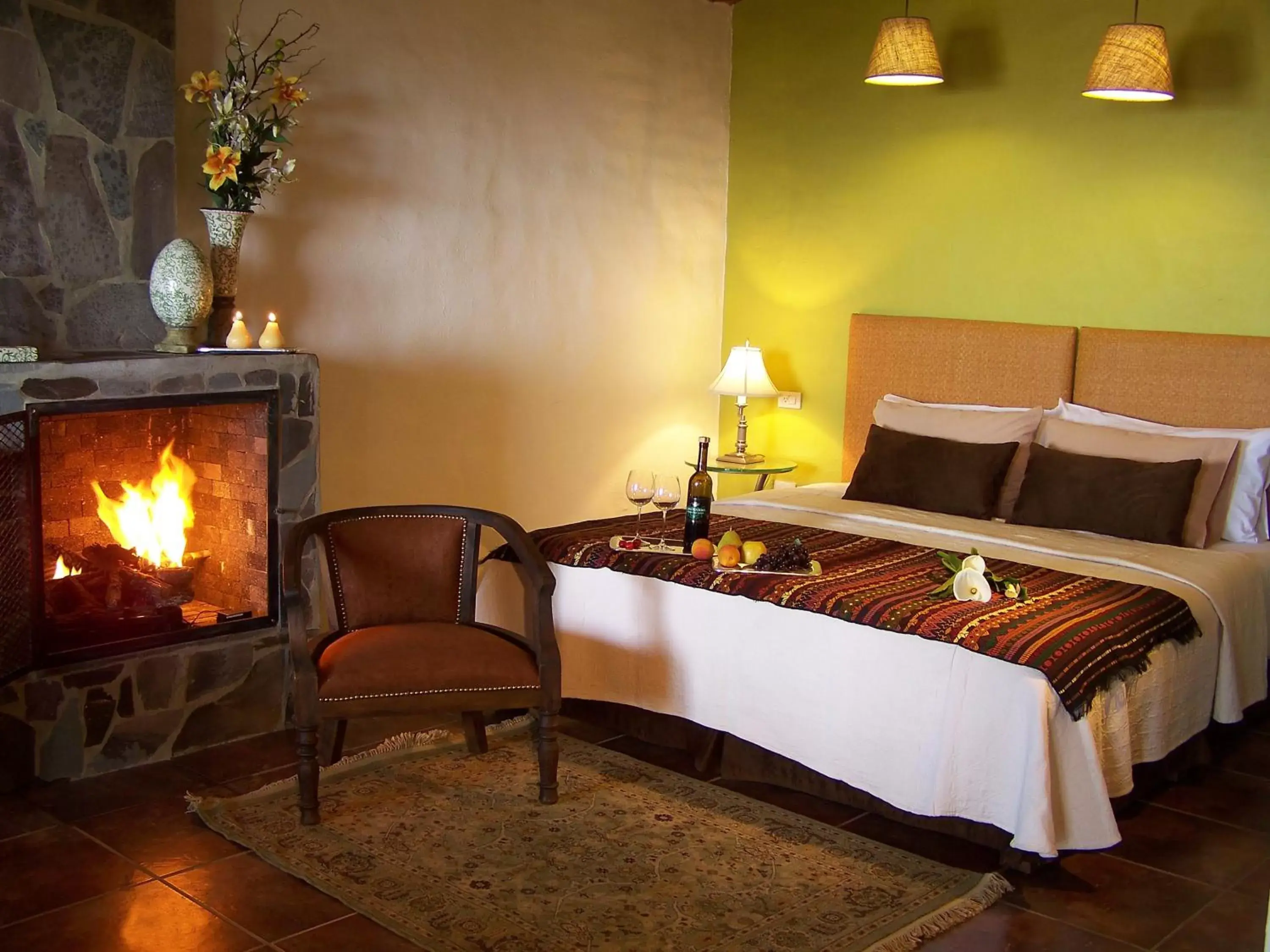 Bed, Seating Area in Hotel Villa Cassis