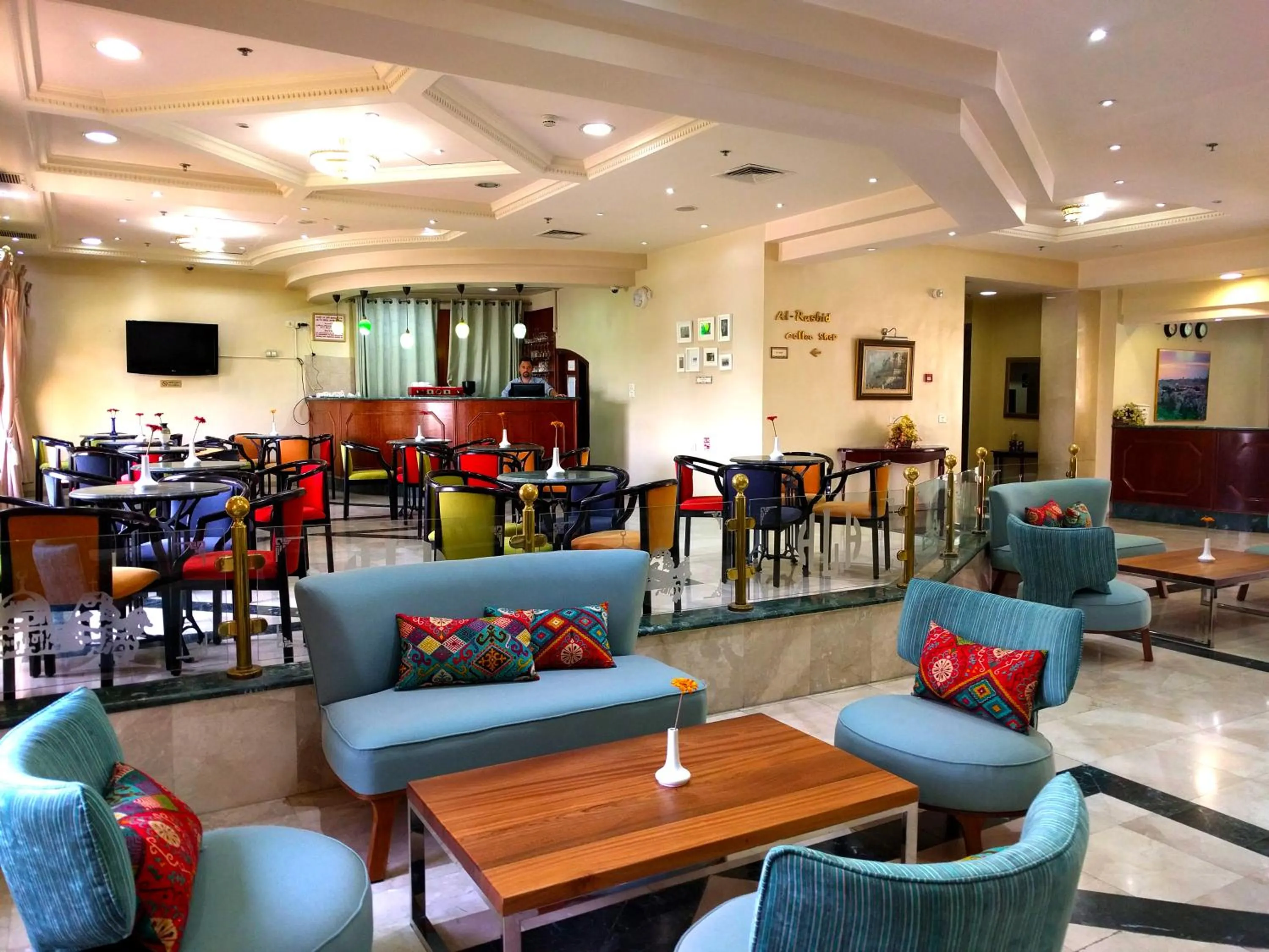 Lounge or bar in Holy Land Hotel