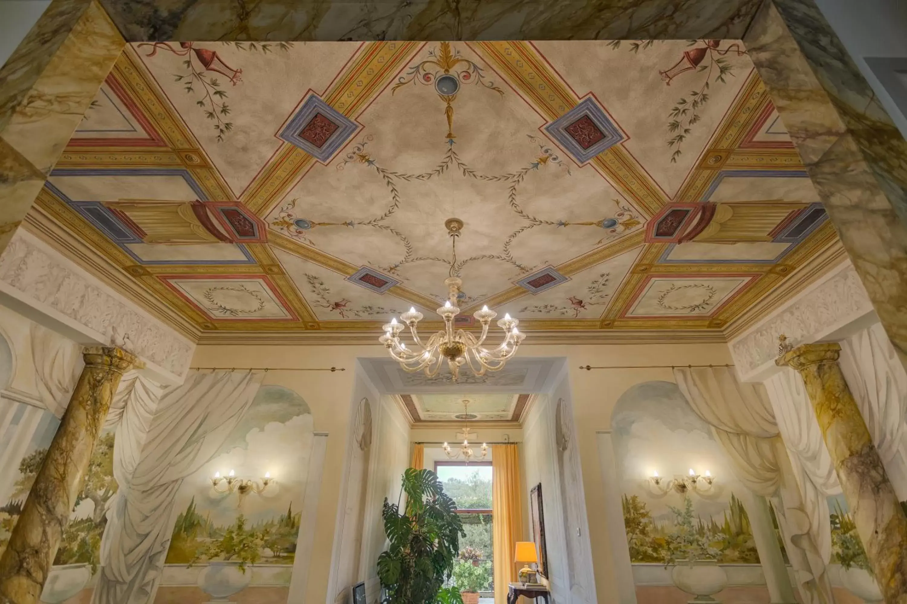 Lobby or reception in Albergo Chiusarelli