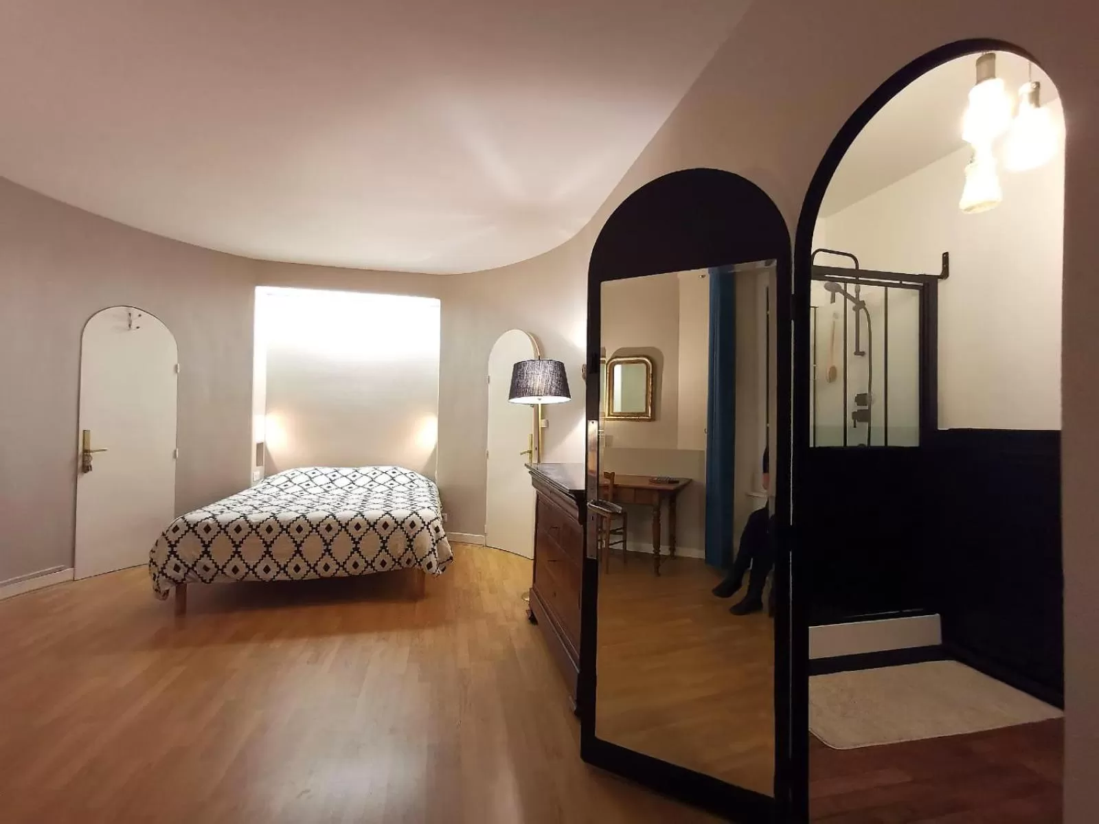 Bed in Chambres d'hôtes La Maison Blanche