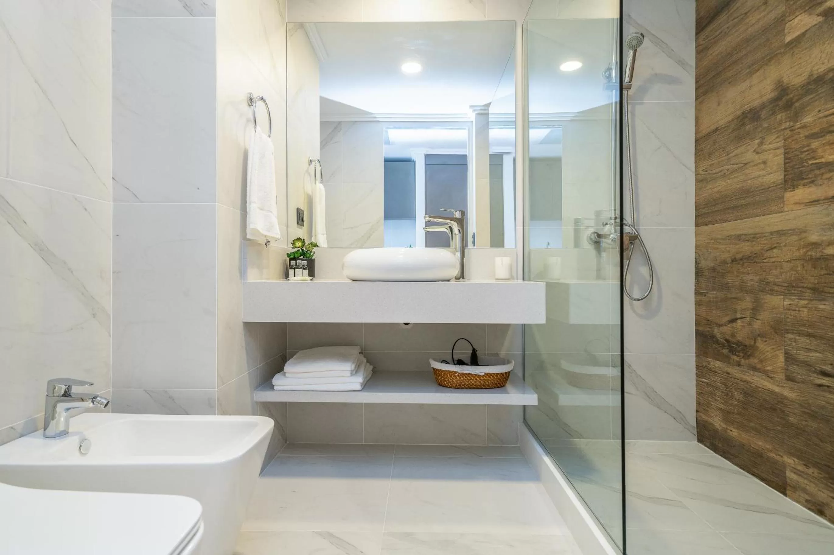 Bathroom in Hotel Solerios Mansa