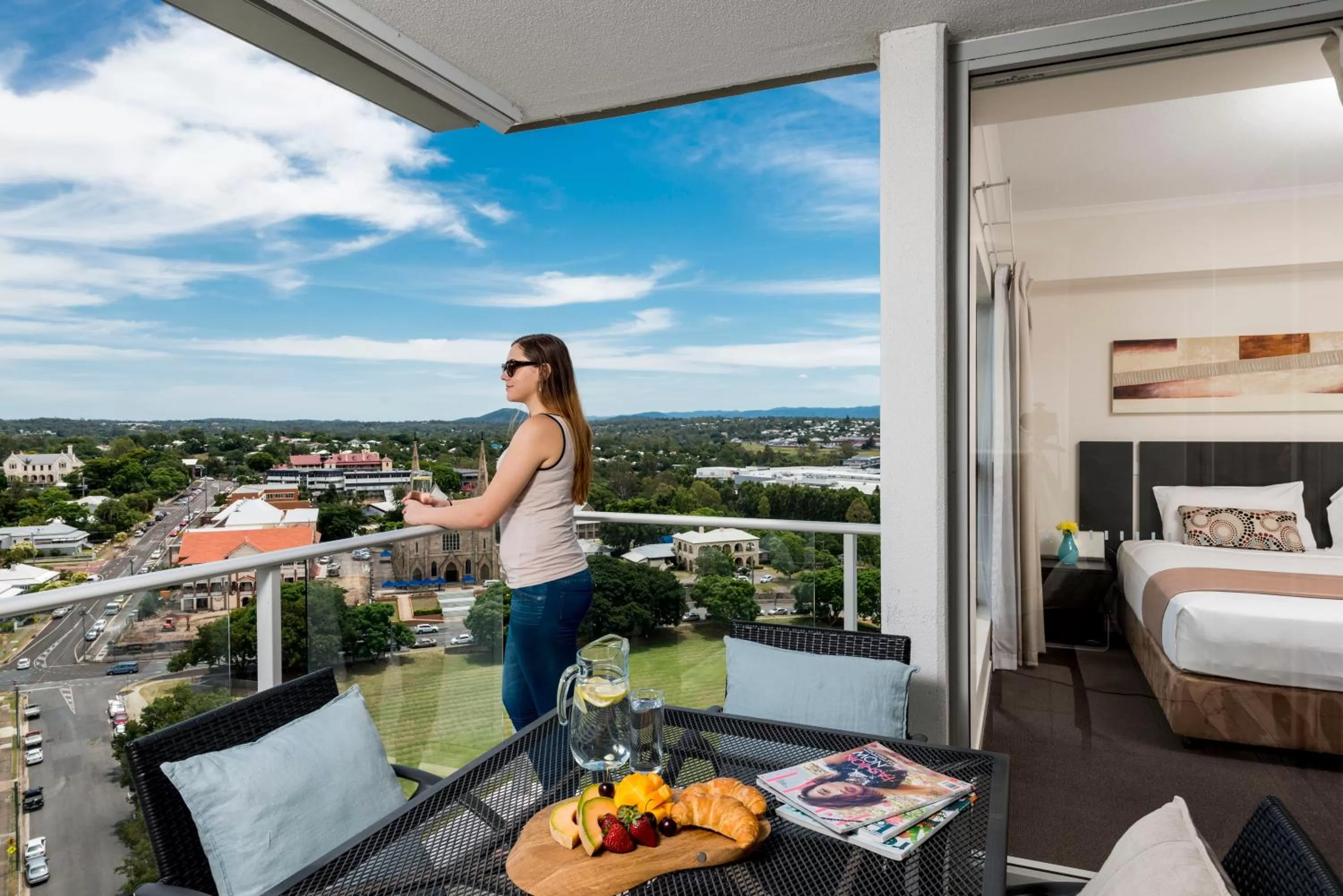 View (from property/room) in Oaks Ipswich Aspire Suites