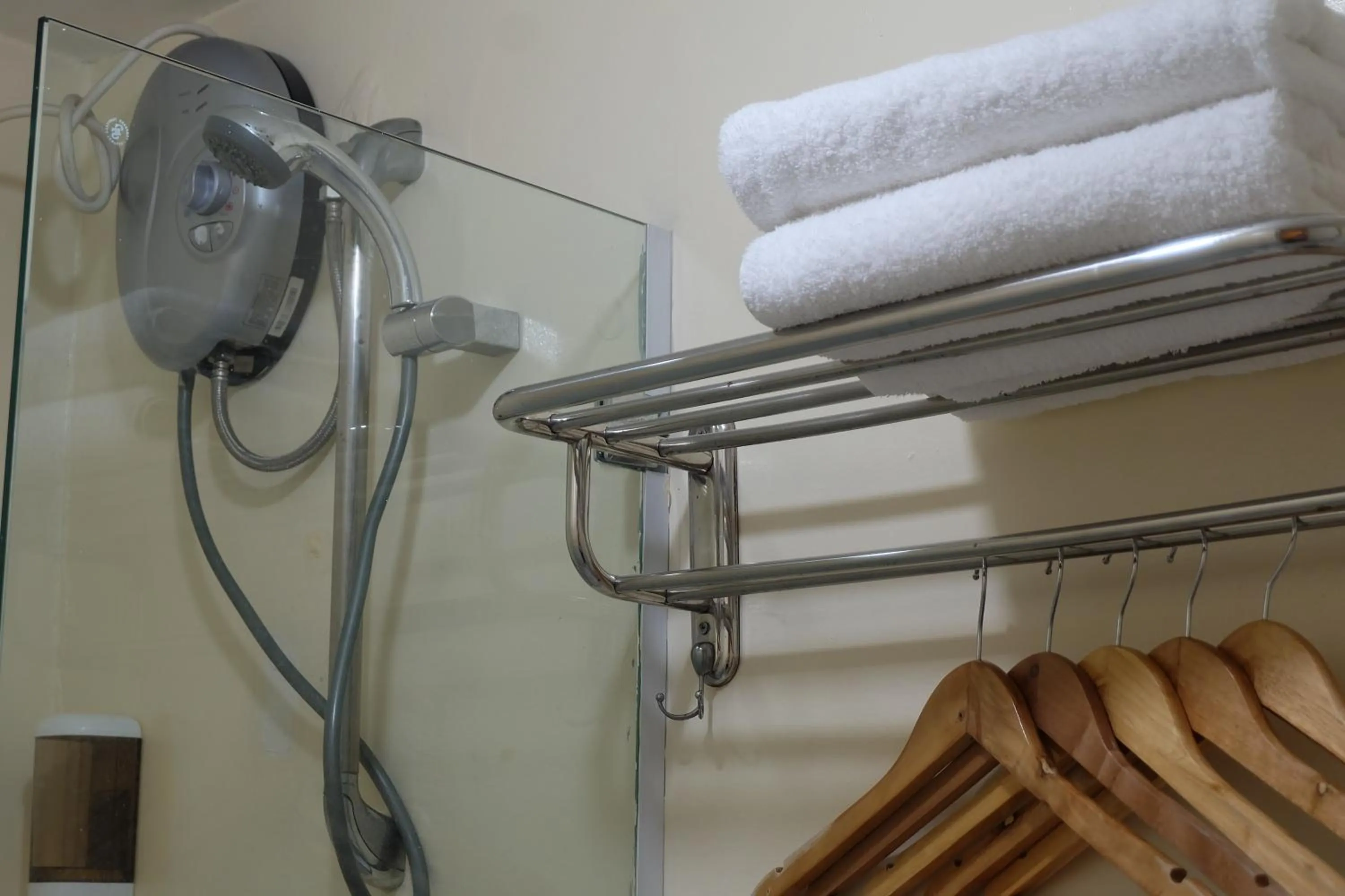 Shower in Spaces Hotel Makati