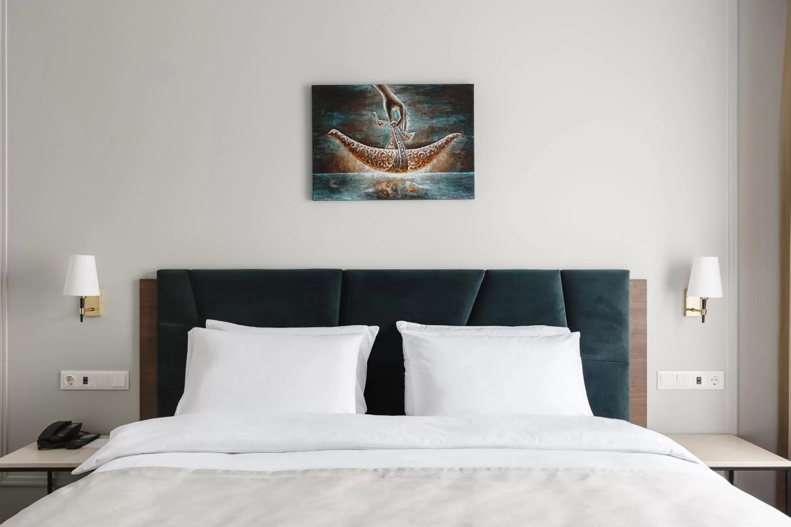 Bed in VICTORIA Hotel Klaipėda