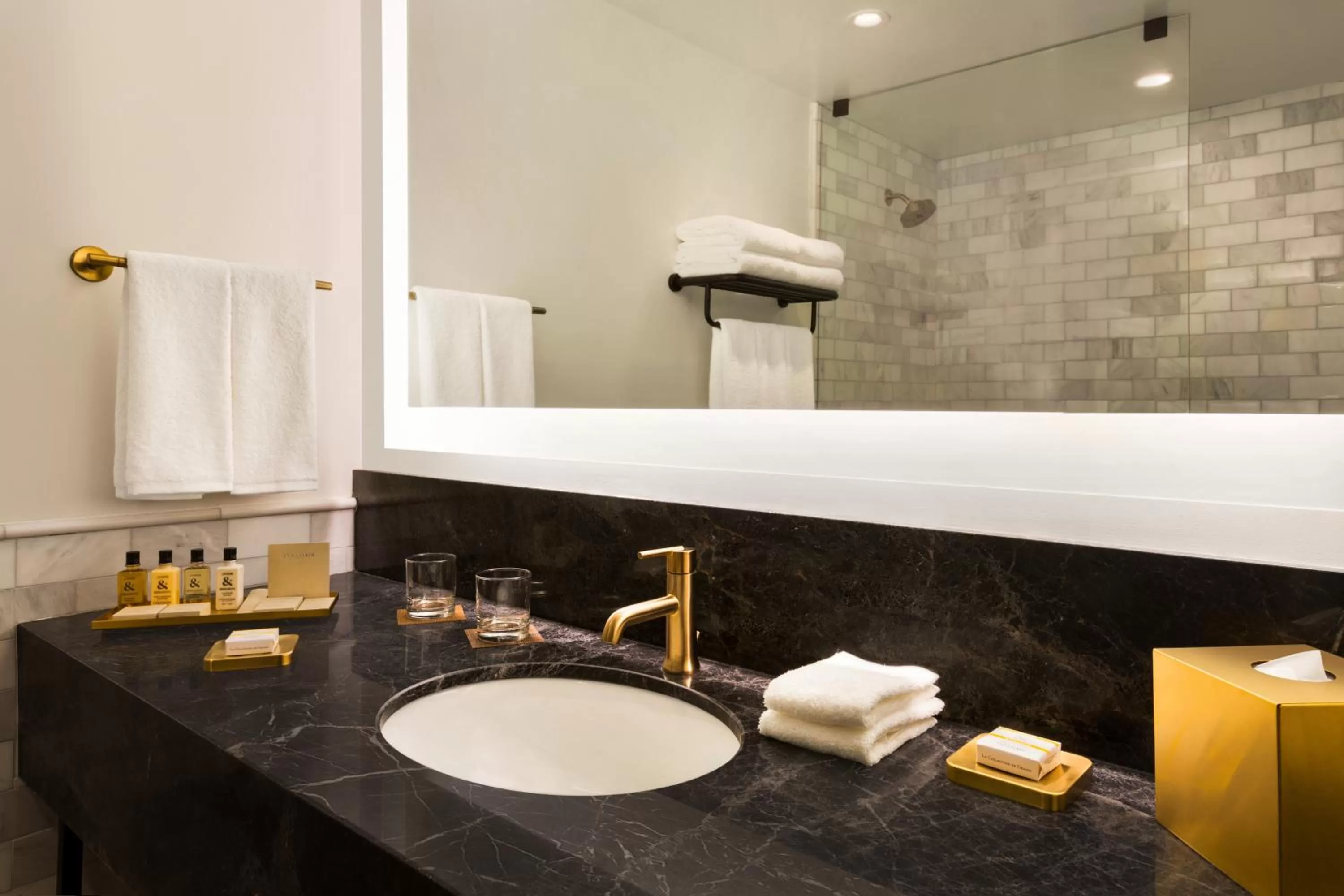 Bathroom in EXchange Hotel Vancouver