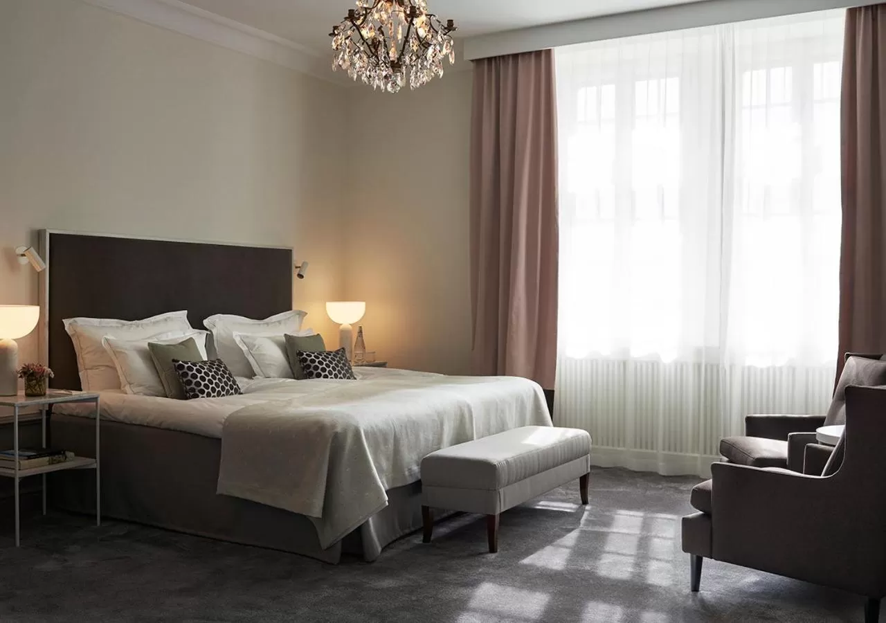 Bed in Grand Hôtel Stockholm