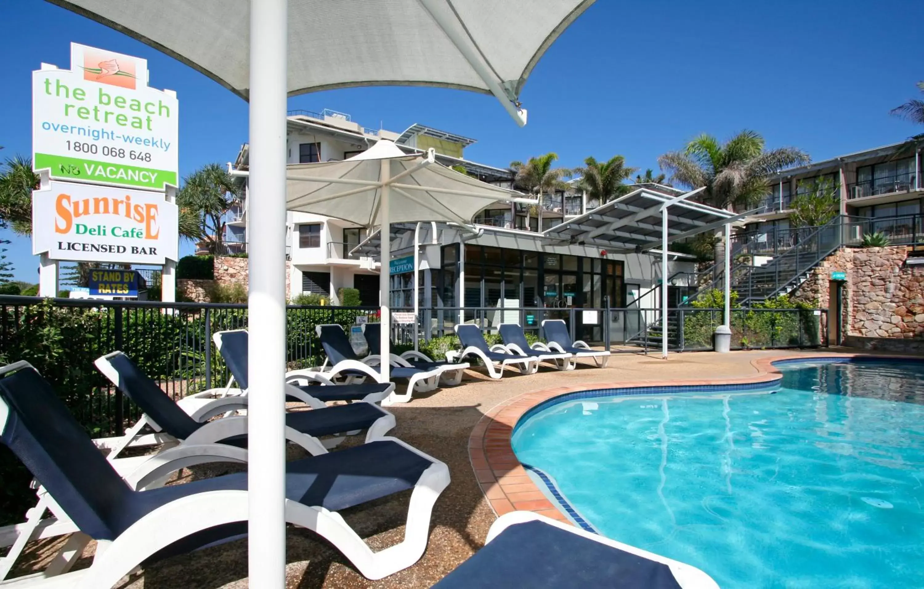 Day, Swimming Pool in The Beach Retreat Coolum