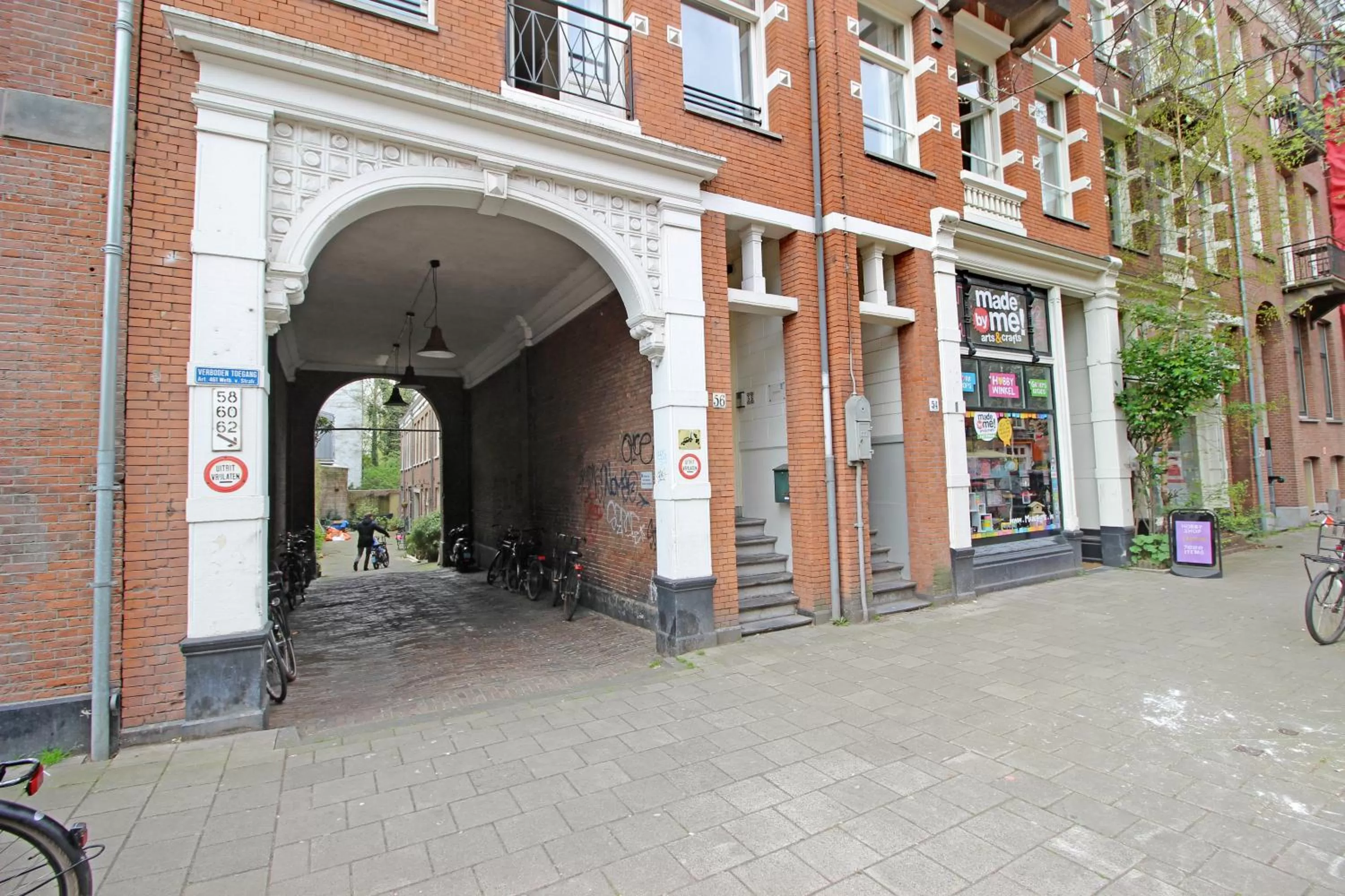Property building in Beautiful 2 floor Vondelpark apartment.