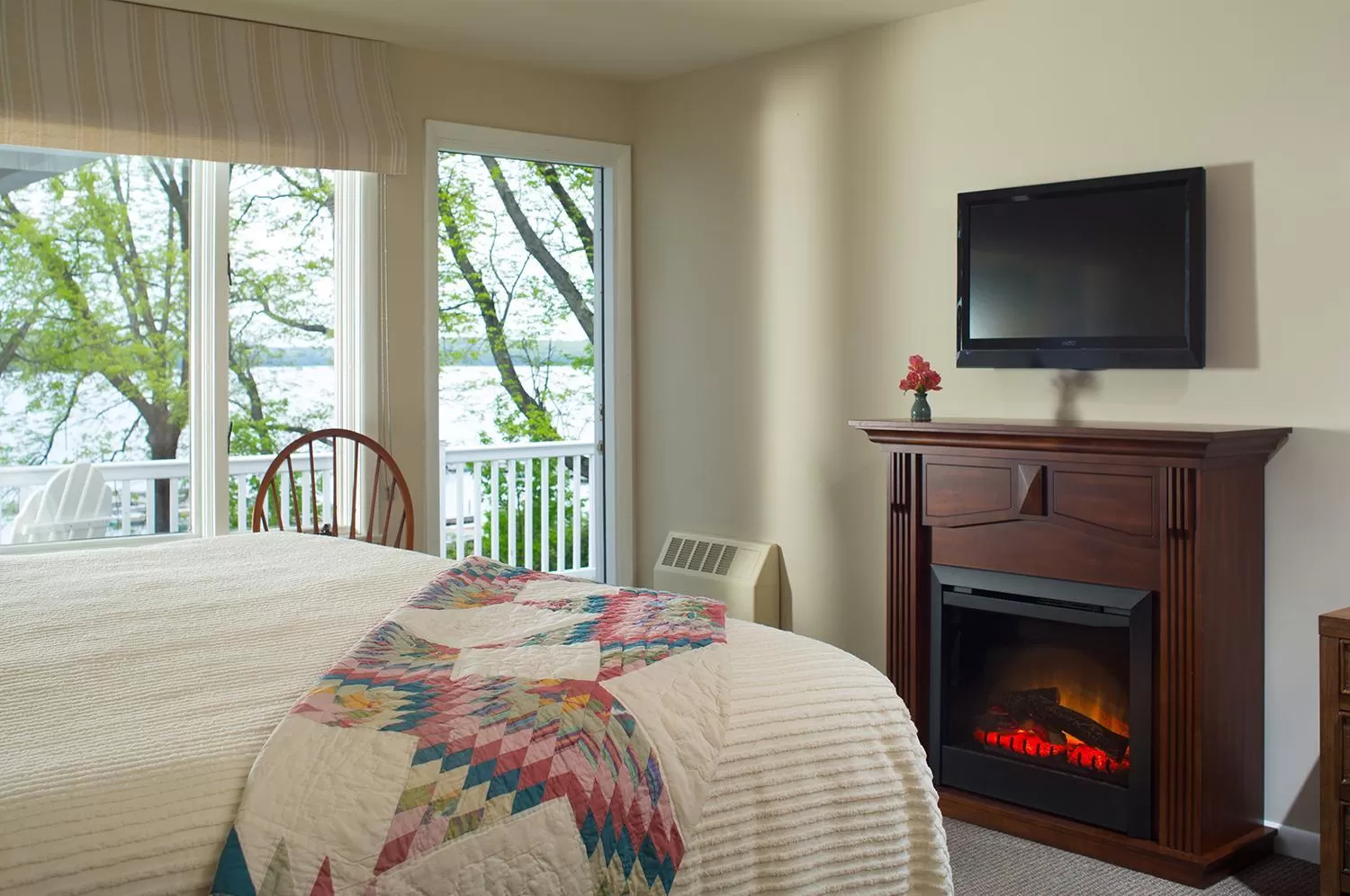 Bed in Silver Birches Resort