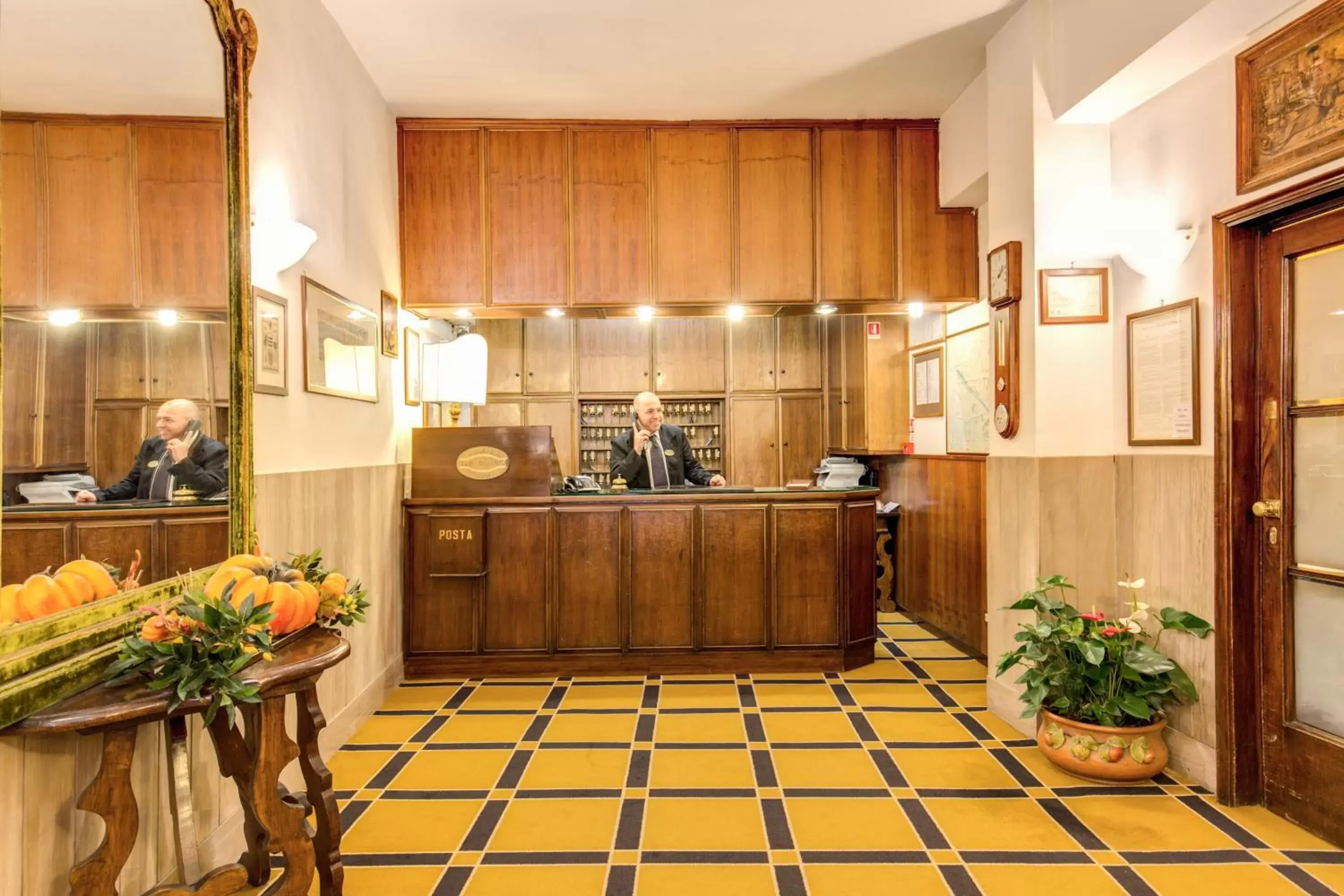 Lobby or reception, Kitchen/Kitchenette in Hotel S.Giorgio & Olimpic