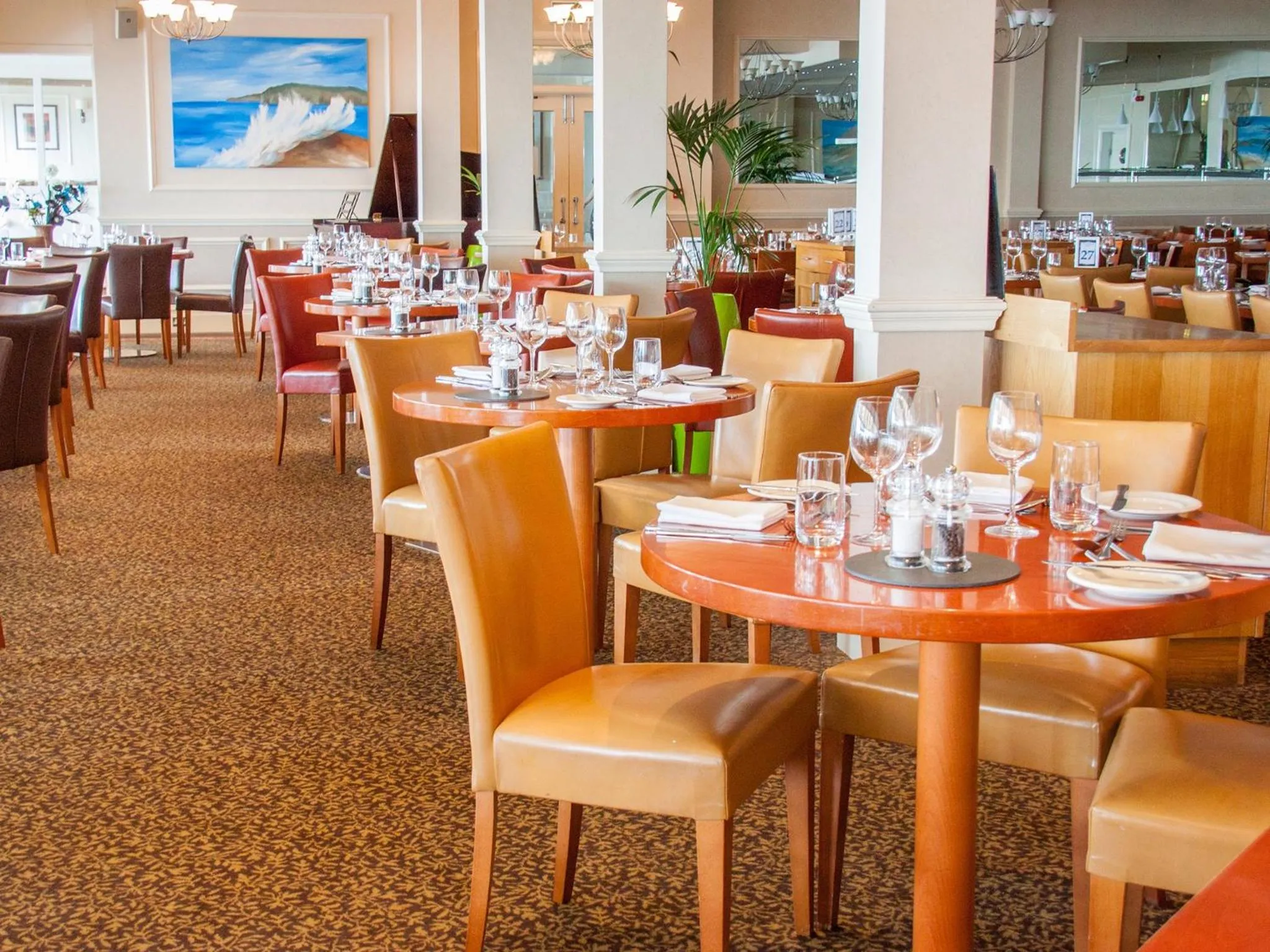 Restaurant/places to eat in Sandbanks Hotel