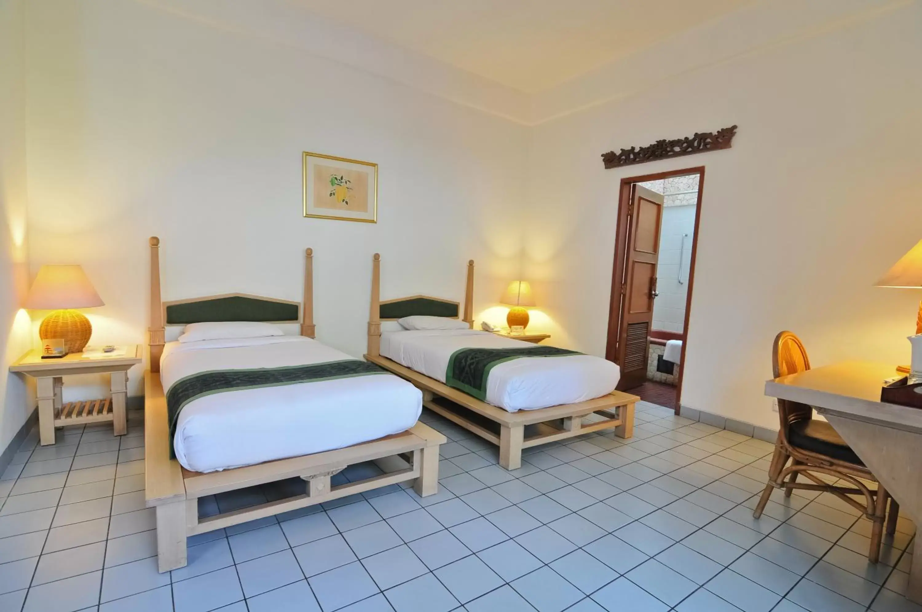 Deluxe Double or Twin Room With Extra Bed in Sativa Sanur Cottages