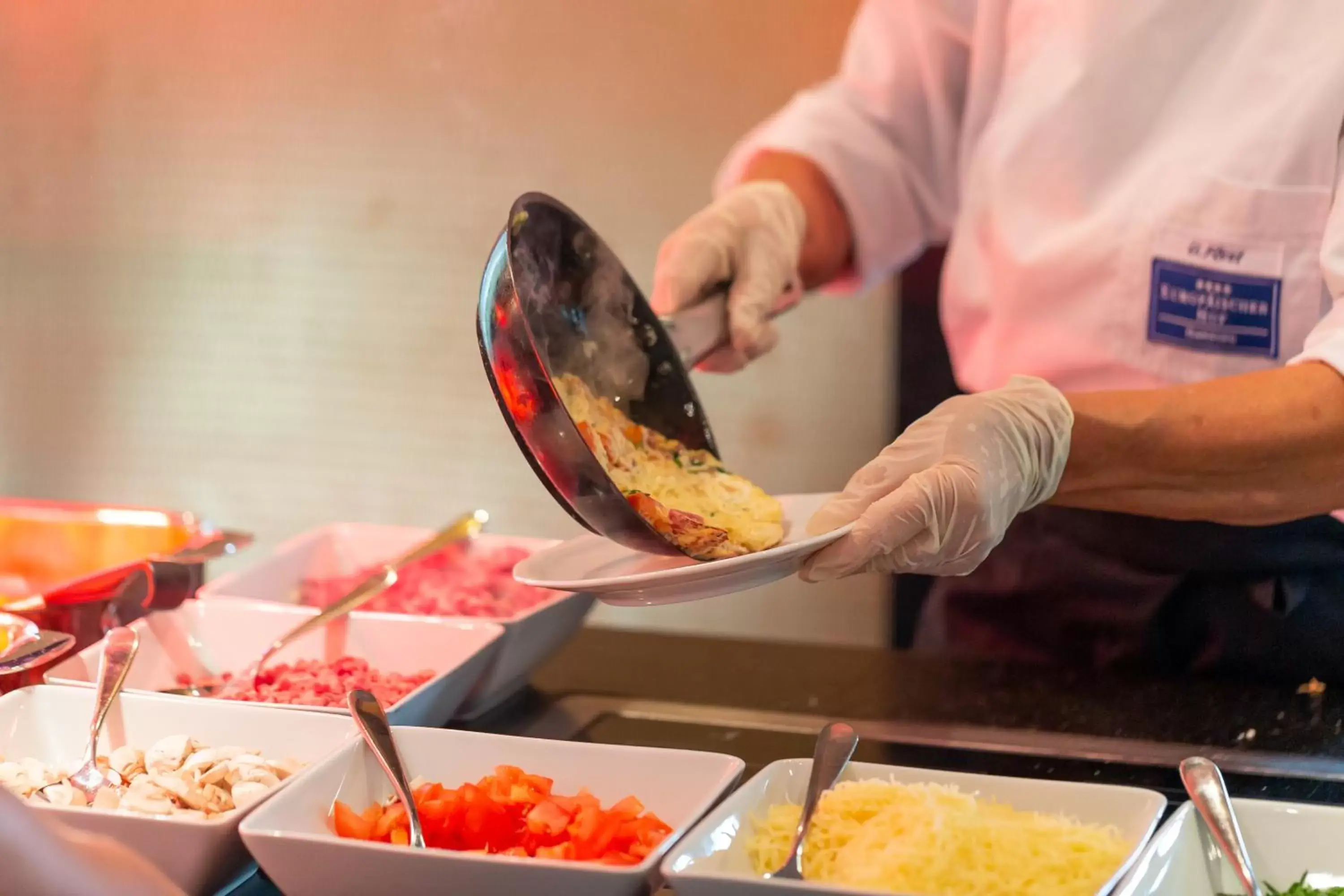 Buffet breakfast in Hotel Europaischer Hof Hamburg