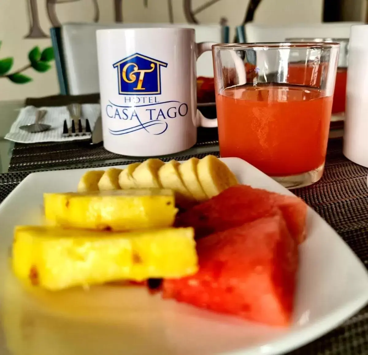 Breakfast in Hotel Casa Tago