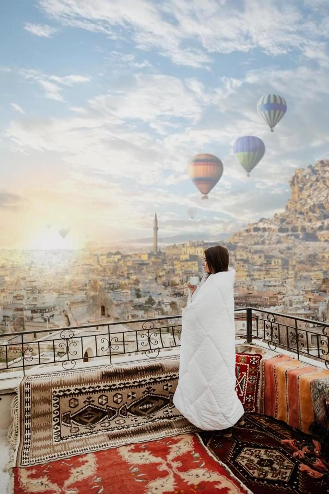 City view in Elite Cave Suites