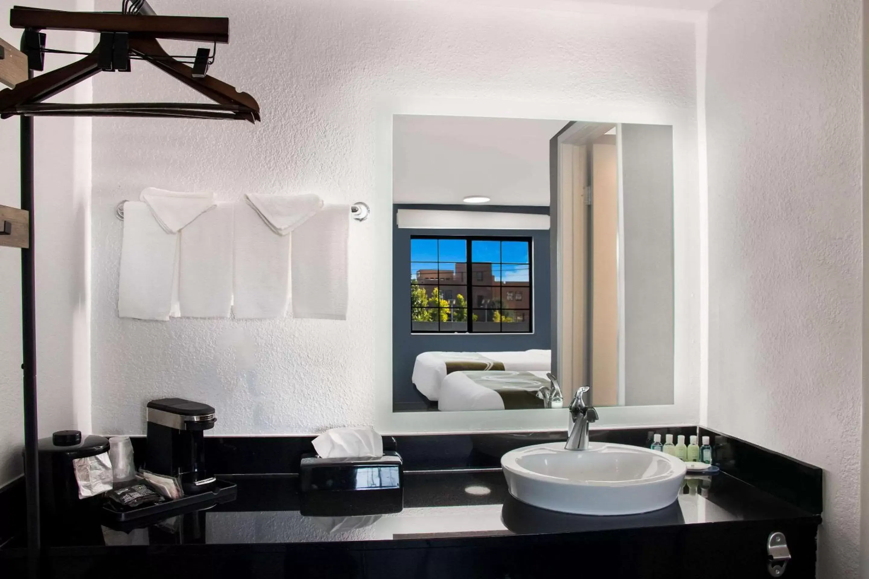 Bedroom, Bathroom in Quality Inn Santa Fe New Mexico